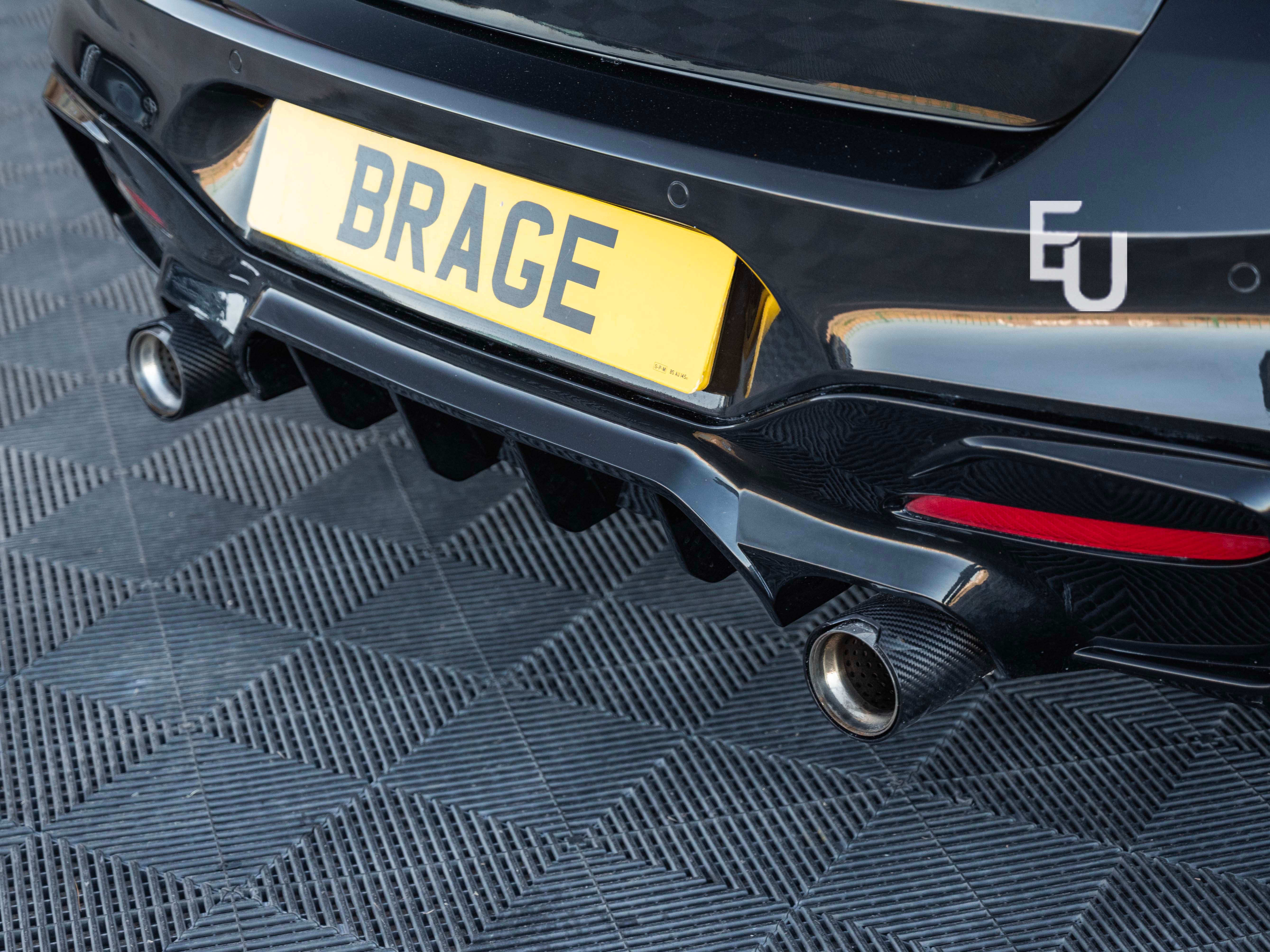 FOR BMW 1 SERIES F20 F21 FRONT SPLITTER REAR DIFFUSER BODY KIT GLOSS BLACK 15-18