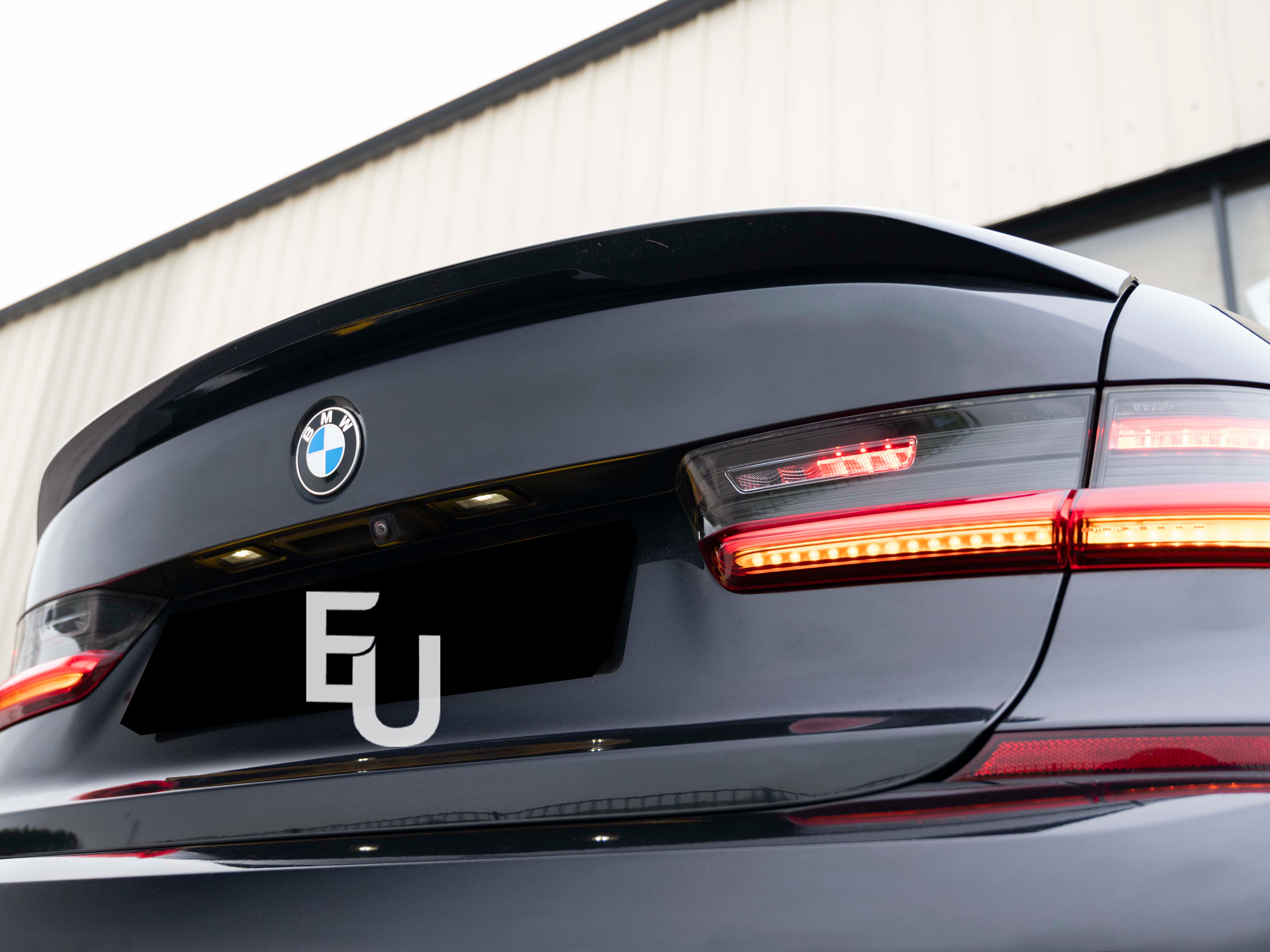 REAR BOOT SPOILER LIP WING BODY KIT FOR BMW 3 SERIES M3 G20 G80 18+ GLOSS BLACK