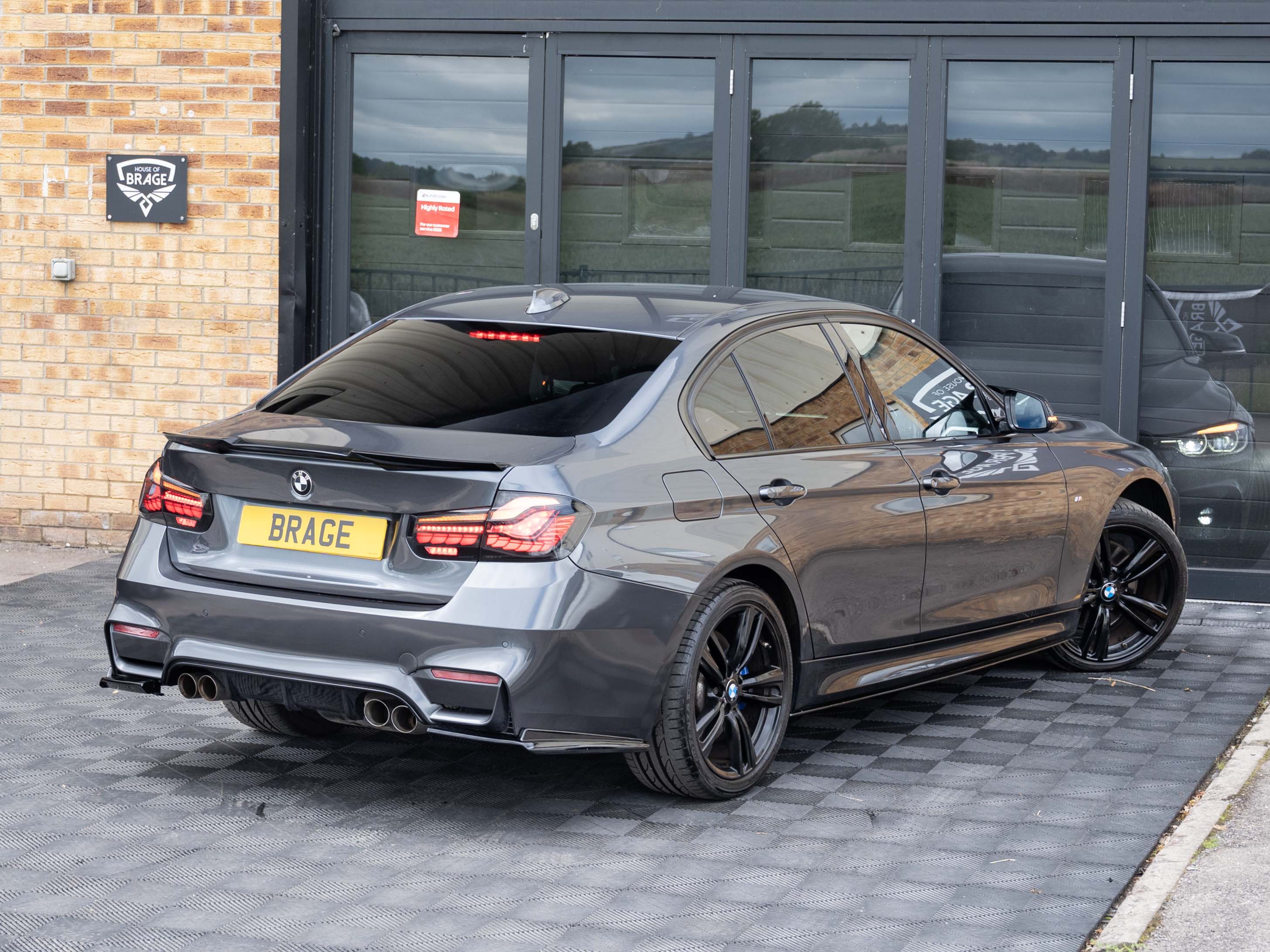 FOR BMW 3 SERIES F30 2011-2018 M3 F80 FRONT REAR BUMPER CONVERSION FULL BODYKIT
