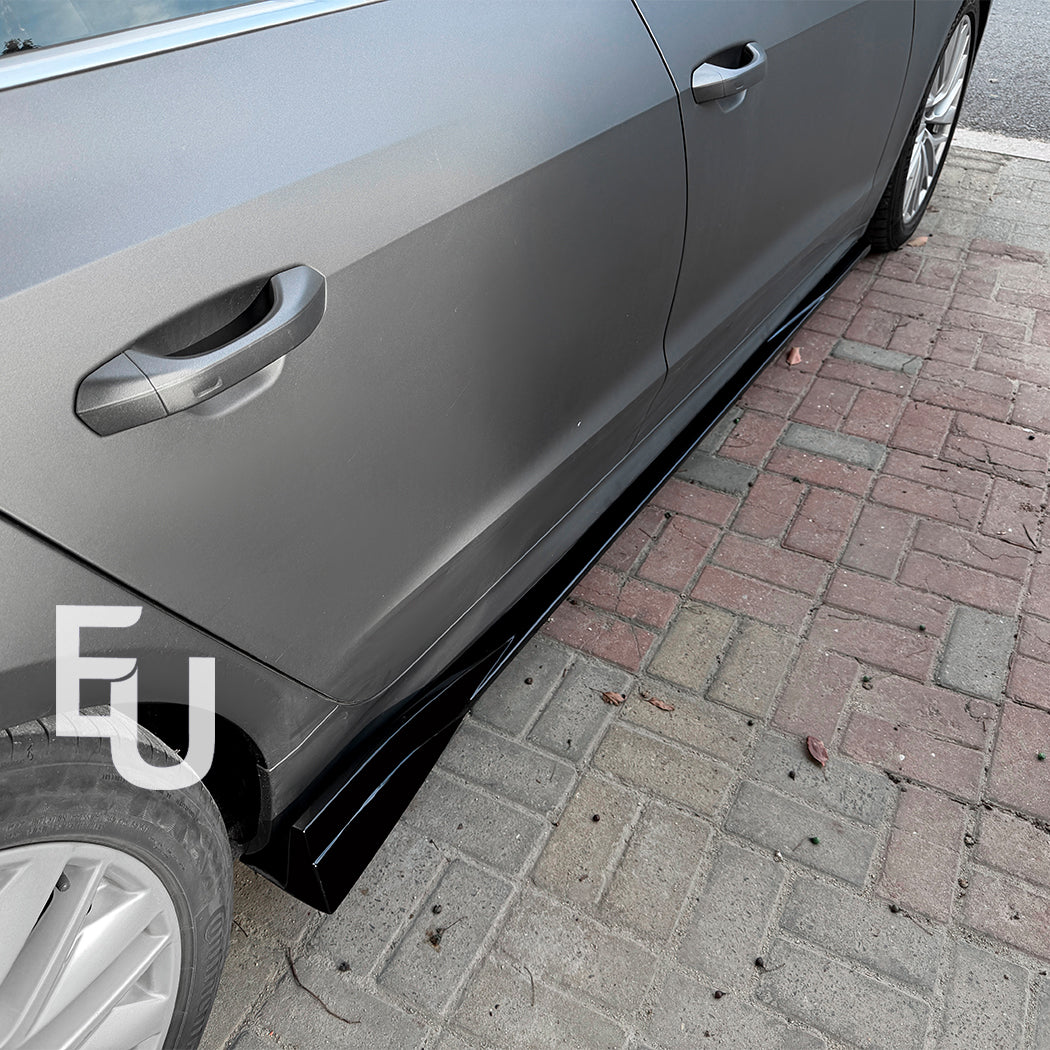 FOR AUDI A7 S7 S LINE C8 SIDE SKIRT SKIRTS EXTENSION BLADE GLOSS BLACK 2017-2025