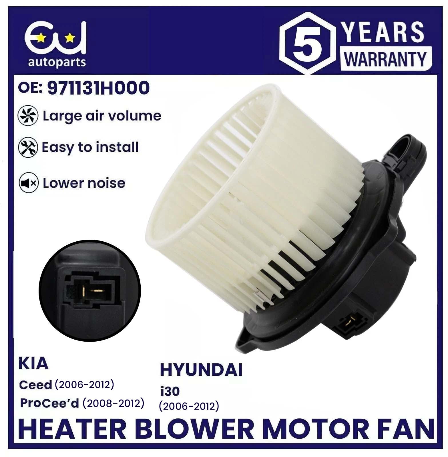 FOR KIA CEED MK1 HYUNDAI I30 MK1 AIR CON HEATER BLOWER FAN MOTOR 2006-2012