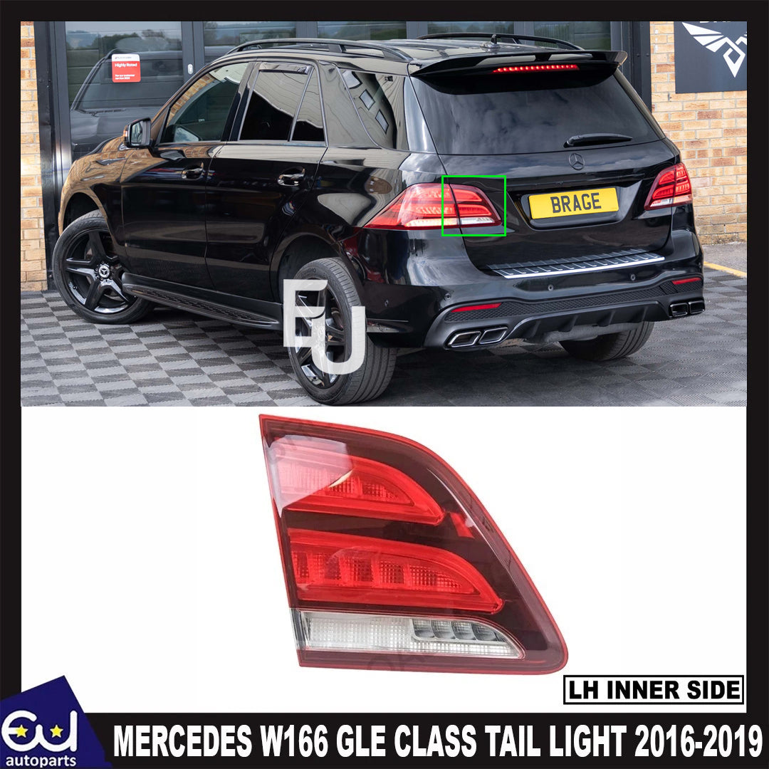 FOR MERCEDES W166 GLE CLASS INNER PASSENGER SIDE TAIL LIGHT LAMP LEFT 2016-2019