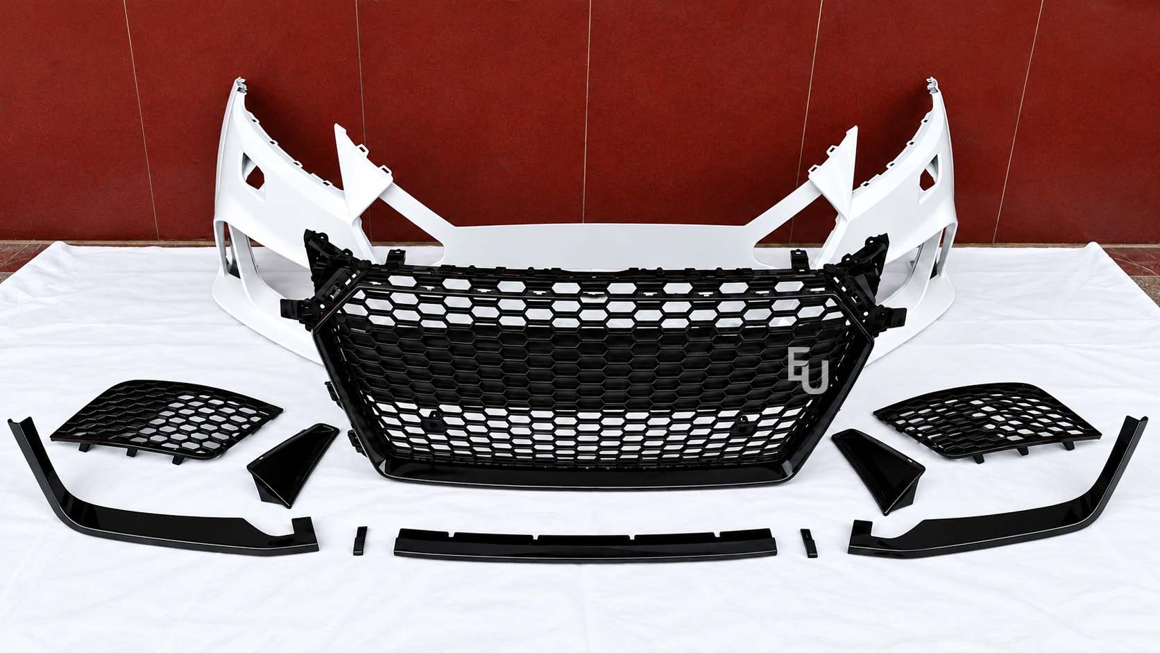 TTRS LOOK CONVERSION FRONT BUMPER BODY KIT FOR AUDI TT MK3 8S 2014-2018 W/GRILLE