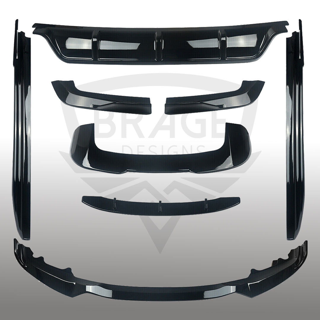 FOR BMW X5 F15 TRANSFORMED BODY KIT BODYKIT REAR DIFFUSER FRONT SPLITTER SPOILER