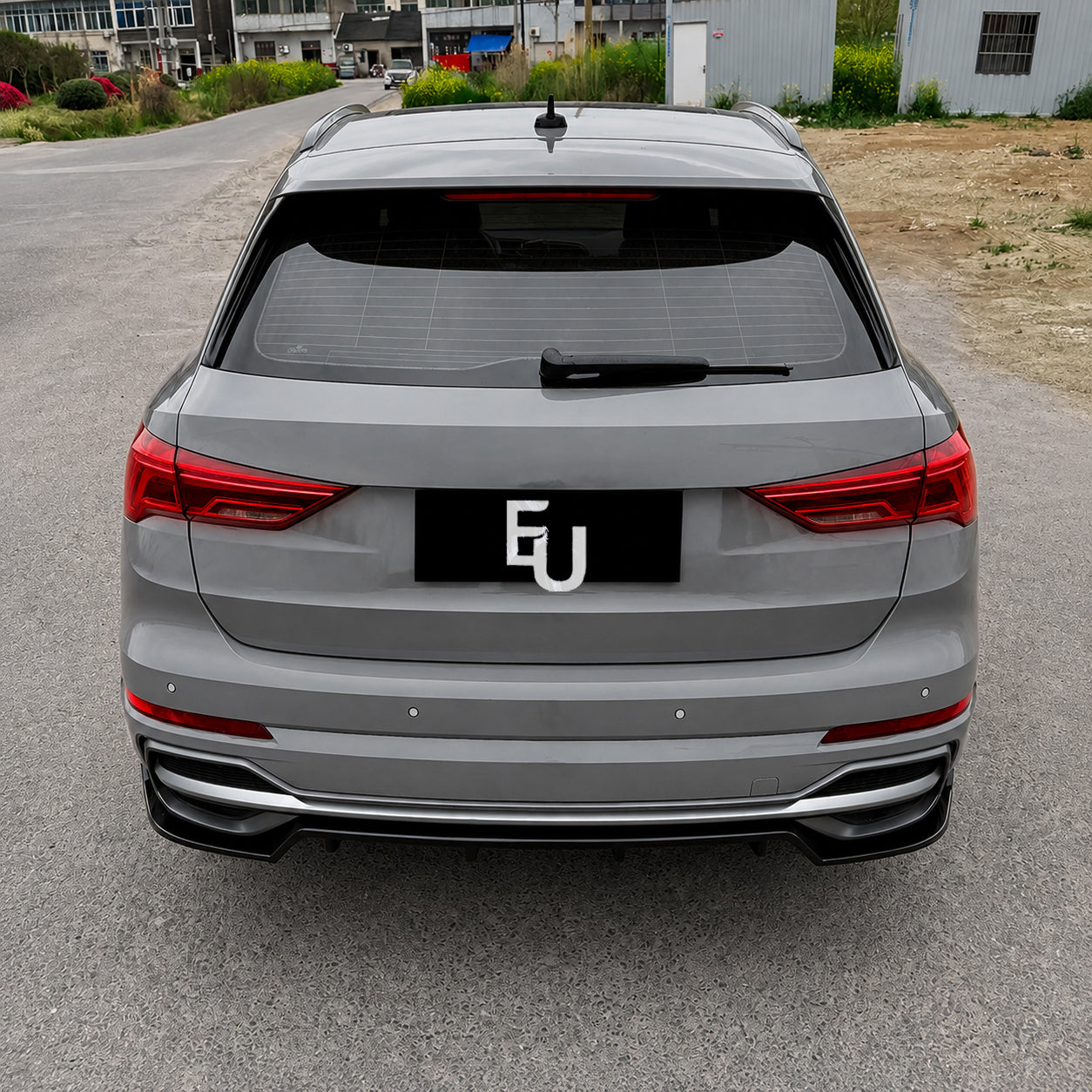 BODY KIT FOR AUDI Q3 SQ3 SUV BODYKIT FRONT SPLITTER REAR DIFFUSER 2019-2025