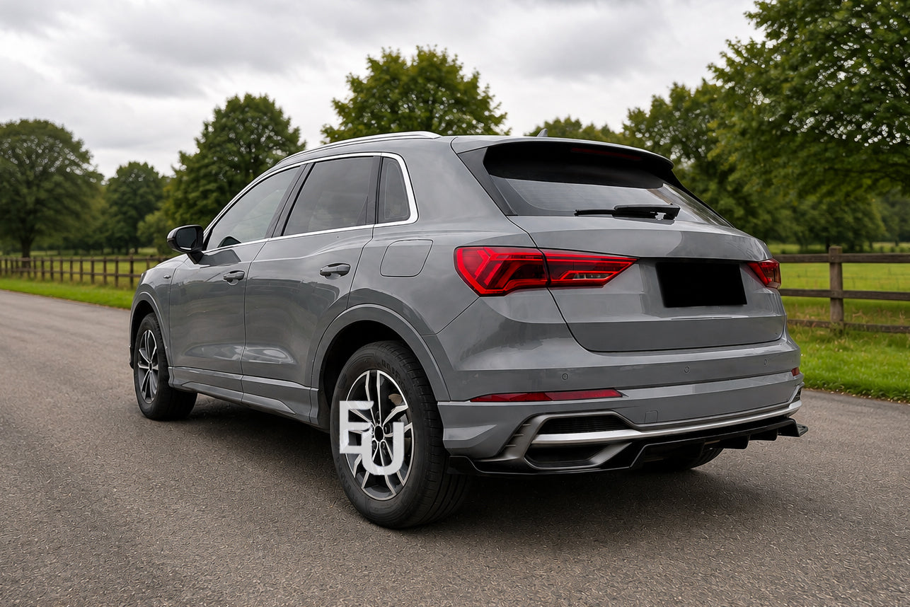 BODY KIT FOR AUDI Q3 SQ3 SUV BODYKIT FRONT SPLITTER REAR DIFFUSER 2019-2025