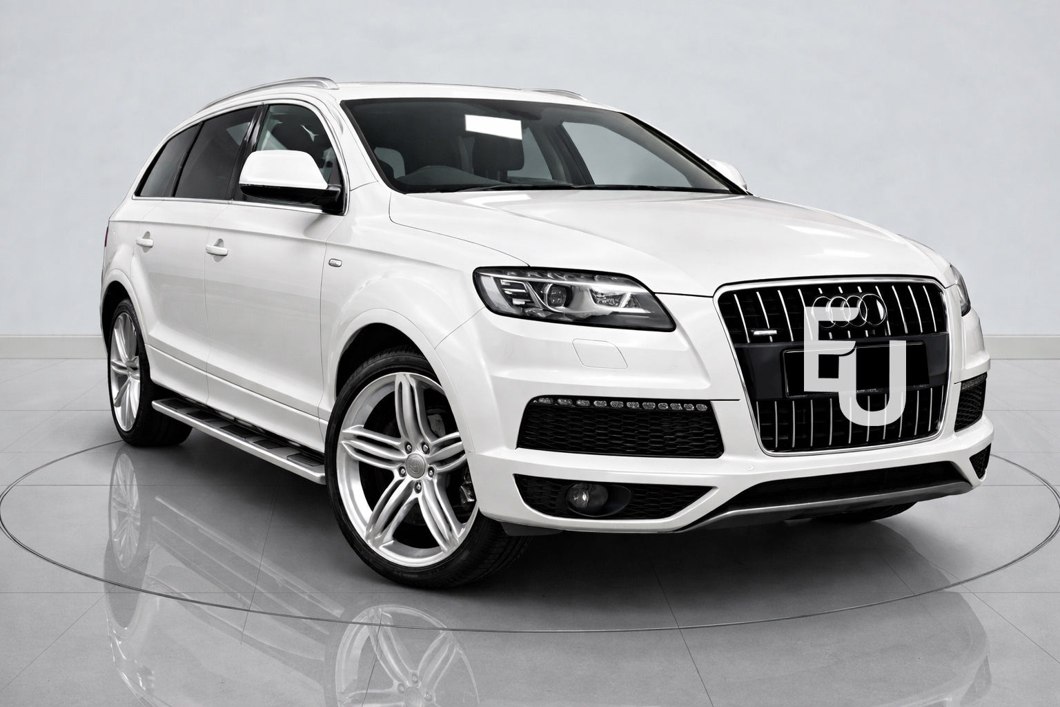 FOR AUDI Q7 SIDE STEPS RUNNING BOARDS BARS GUARD 2006-2015 4L 100% BRUSHED STEEL