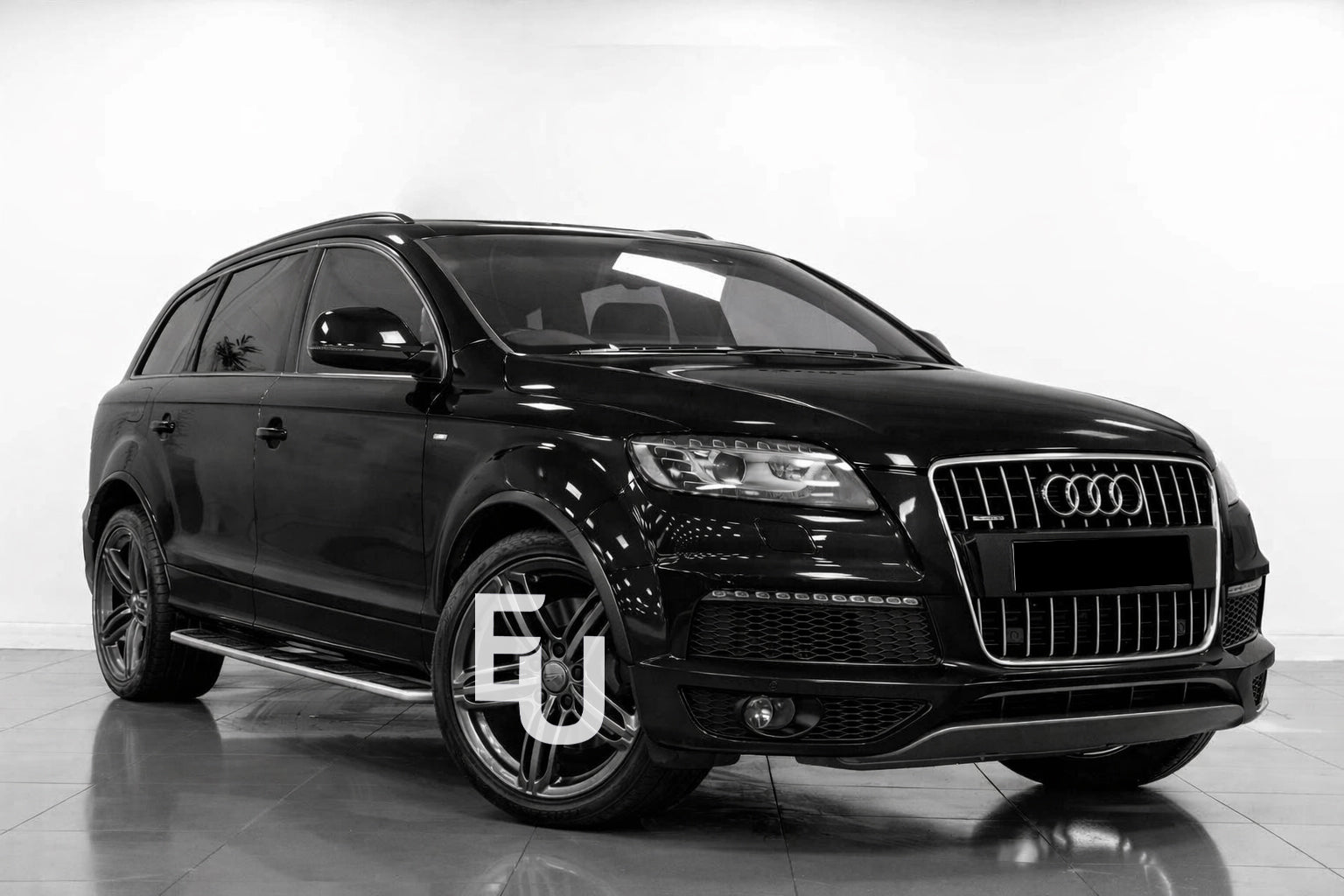 FOR AUDI Q7 SIDE STEPS RUNNING BOARDS BARS GUARD 2006-2015 4L 100% BRUSHED STEEL