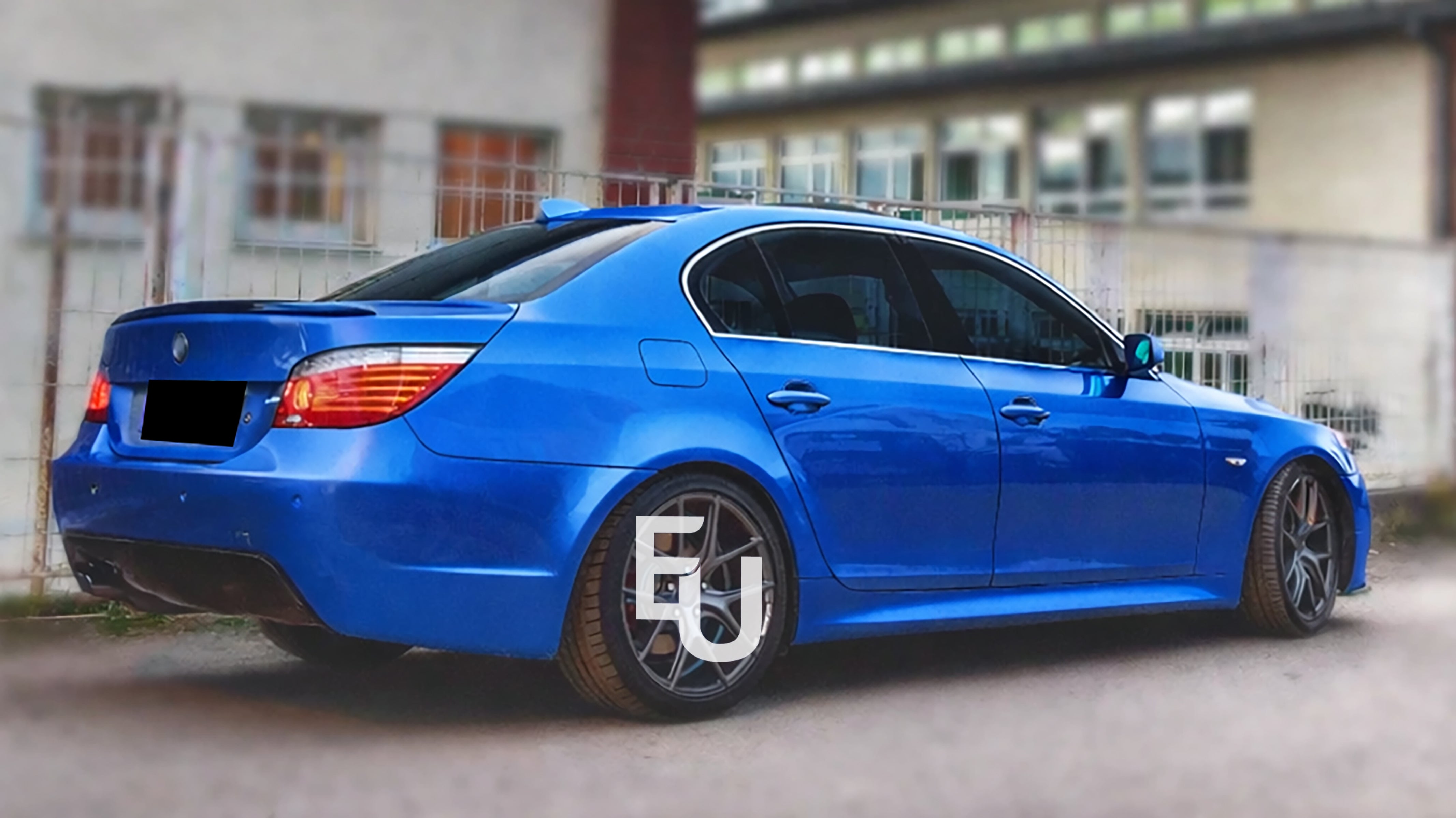 FOR BMW 5 SERIES E60 M5 STYLE REAR BOOT SPOILER WING LIP OEM 4-10 GLOSS BLACK