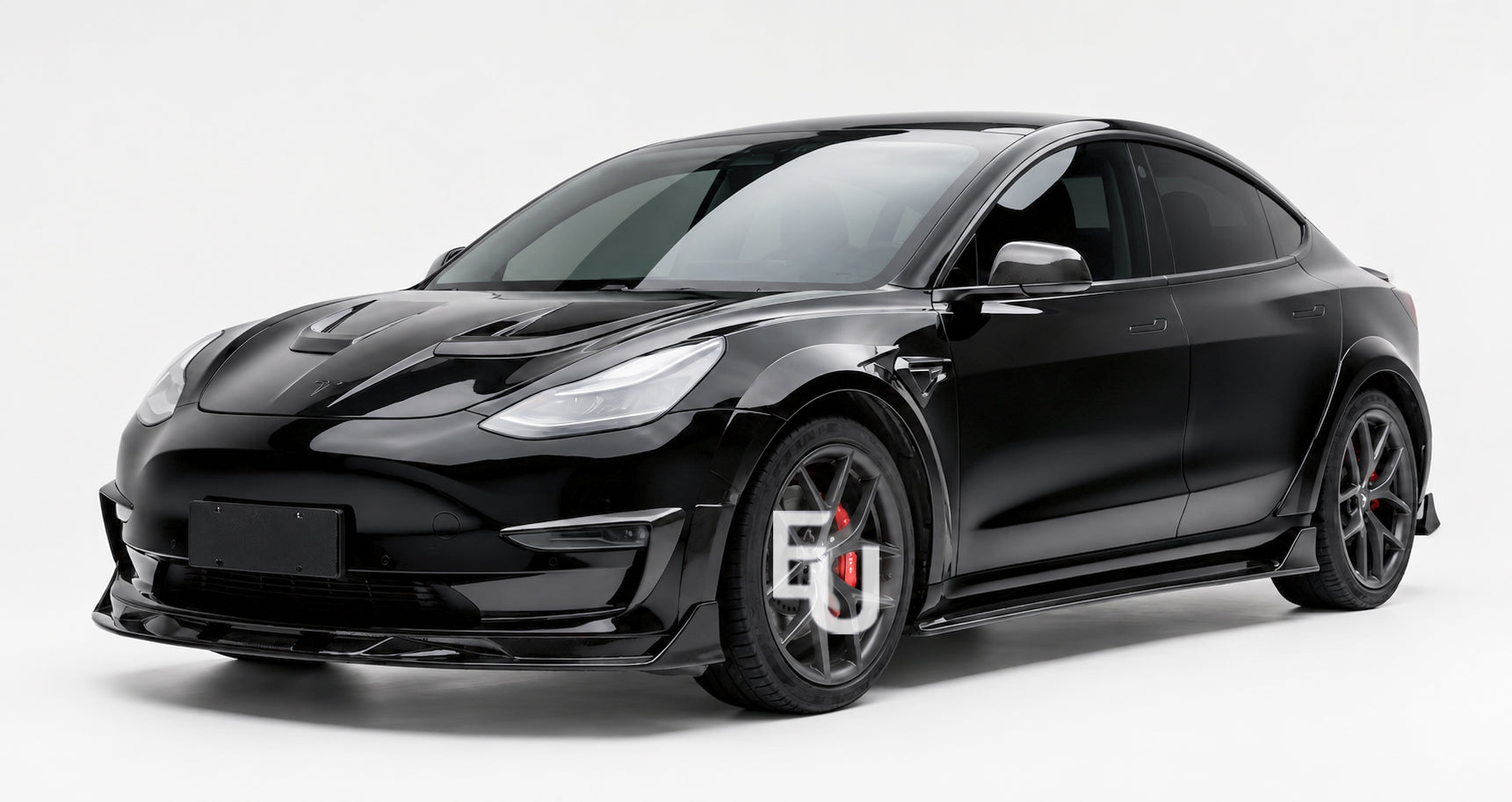 BRAGE DESIGN WIDE BODY WHEEL ARCHES FENDER FLARES FOR TESLA MODEL 3 2017-2023