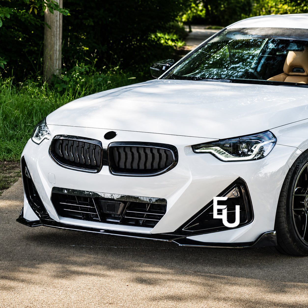 FOR BMW 2 SERIES G42 G43 GLOSS FRONT SPLITTER SPOILER LIP M SPORT PERFORMANCE