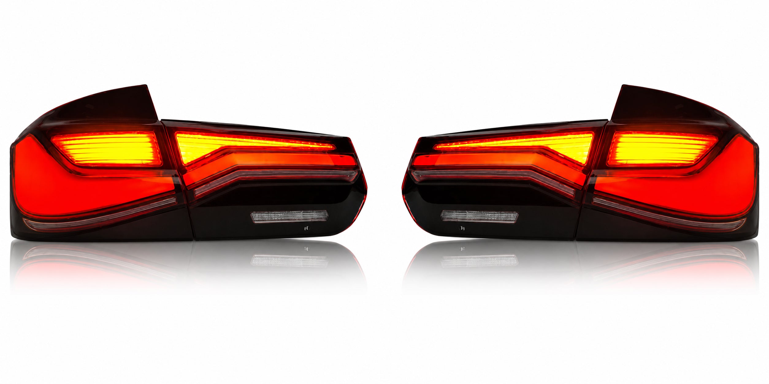 FOR BMW 3 SERIES F30 F80 SALOON RED SEQUENTIAL ANIMATION TAIL LIGHTS LAMP 2011+