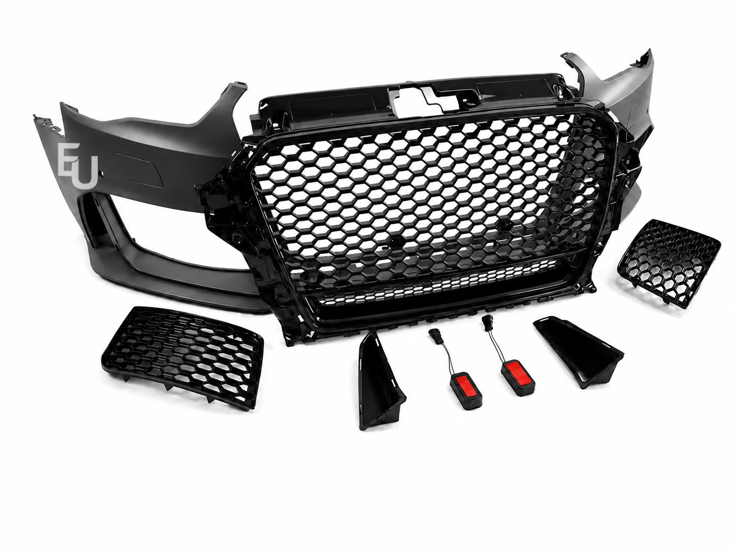 RS3 STYLE FRONT BUMPER CONVERSION KIT FOR AUDI A3 8V 2012-2016 HATCHBACK