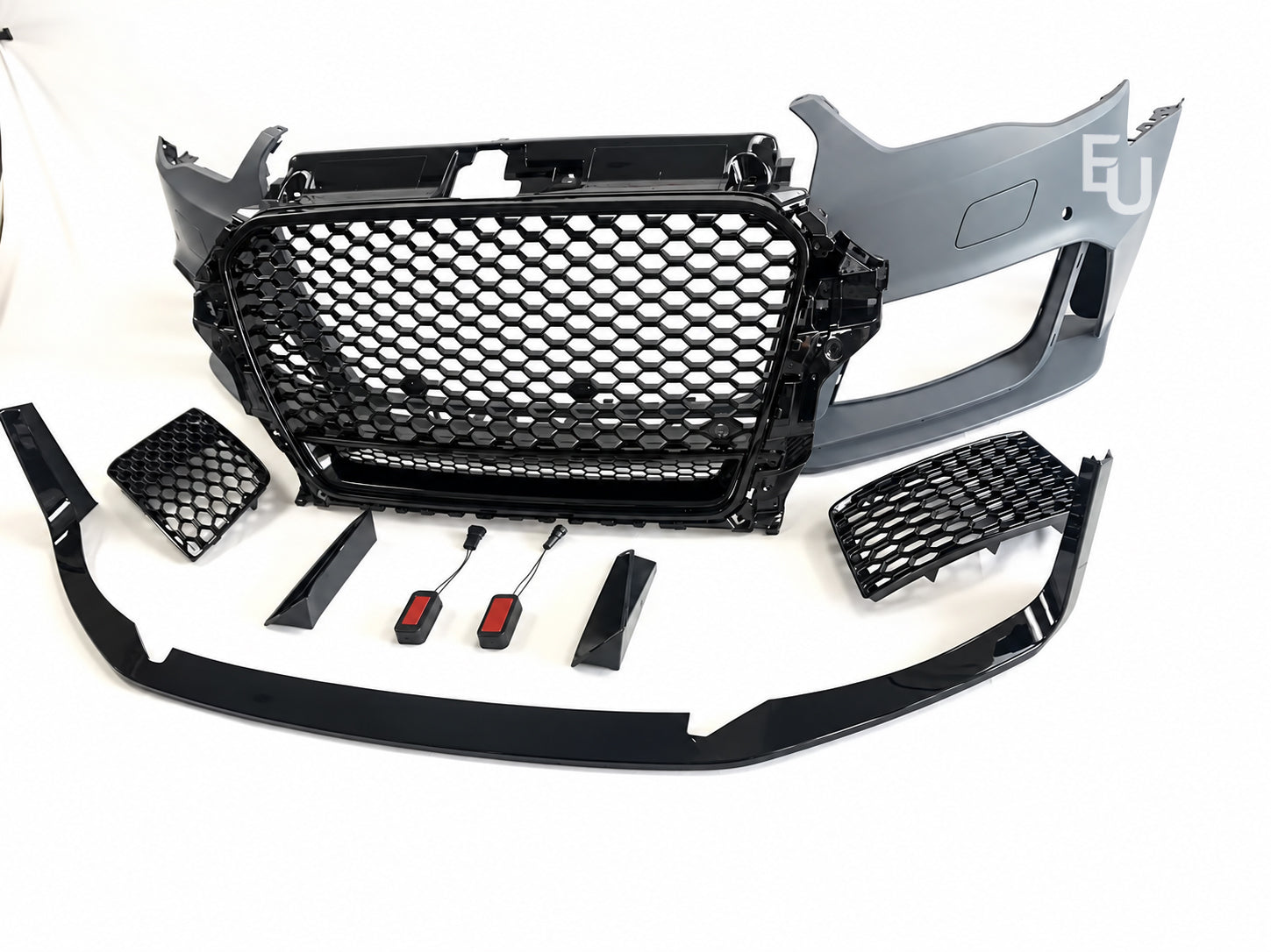 RS3 STYLE FRONT BUMPER CONVERSION KIT FOR AUDI A3 8V 2012-2016 HATCHBACK