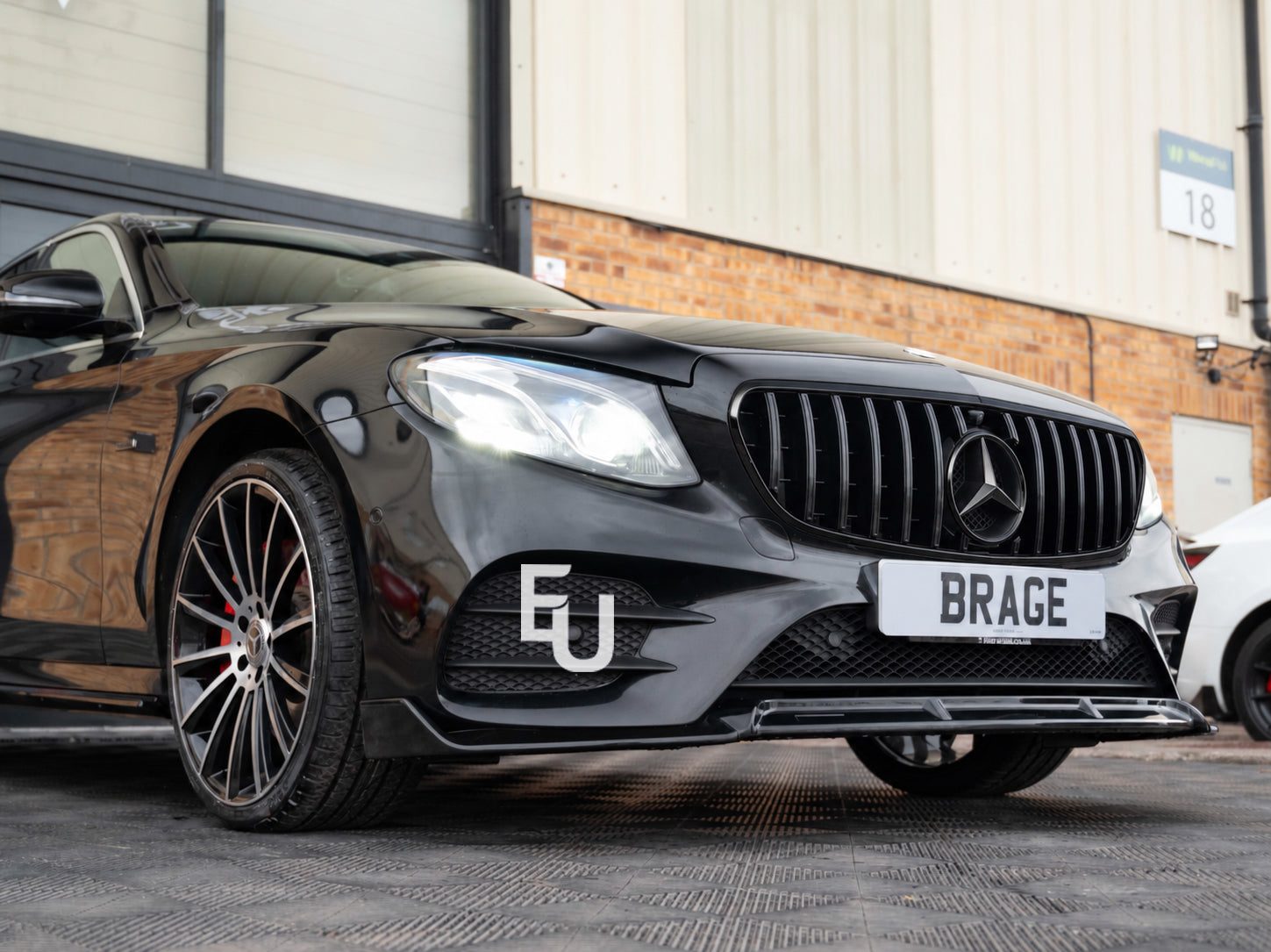 BODYKIT FOR MERCEDES E CLASS W213 E63 LOOK REAR DIFFUSER FRONT SPLITTER 16-20