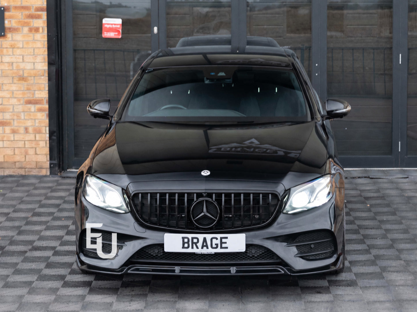 BODYKIT FOR MERCEDES E CLASS W213 E63 LOOK REAR DIFFUSER FRONT SPLITTER 16-20