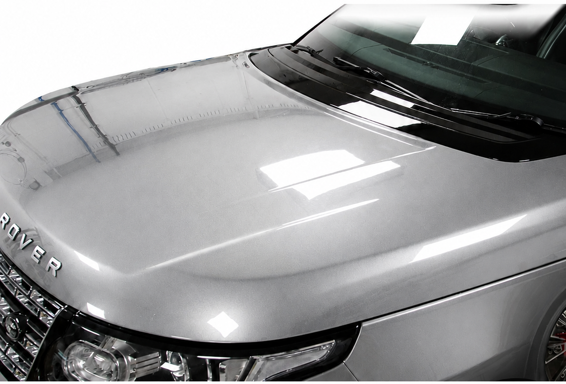 FOR RANGE ROVER VOGUE L405 BONNET HOOD VENT GRILL TRIM GLOSS BLACK 2013-2018