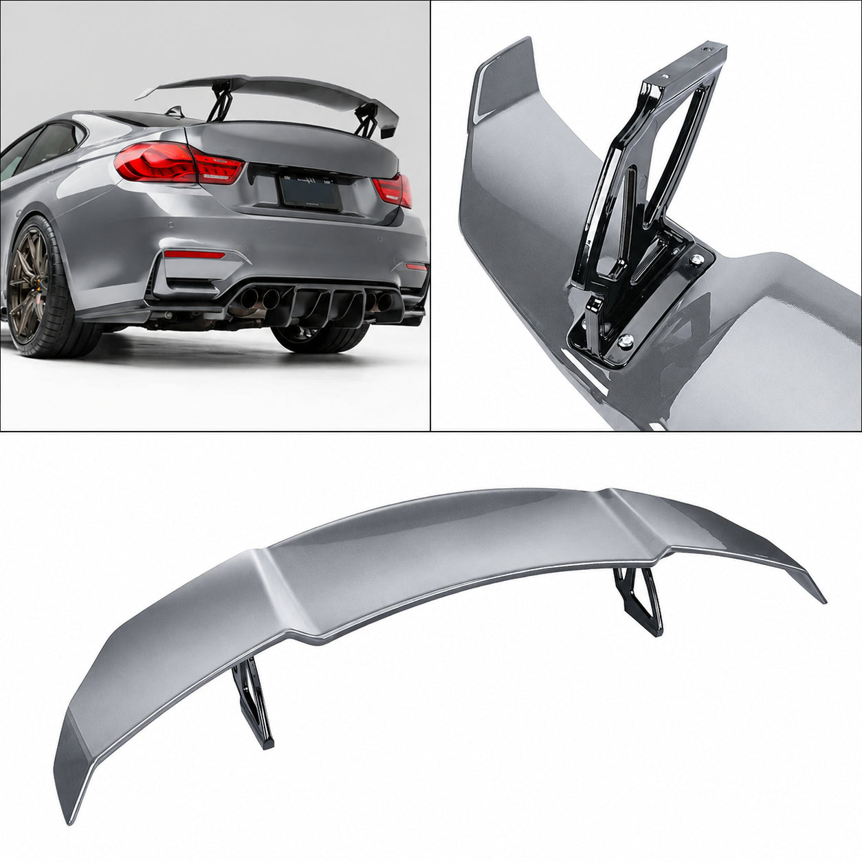 REAR BOOT TRUNK WING UNIVERSAL SPOILER FOR MERCEDES C E CLA CLASS C63 E63 CLA45