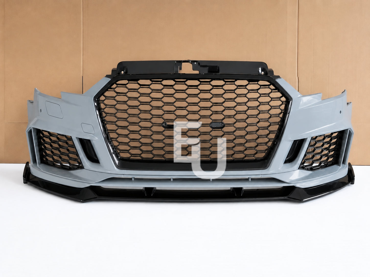 FRONT BUMPER RS3 STYLE LOOK CONVERSION FOR AUDI A3 HATCHBACK 8V 16-20 W/SPLITTER