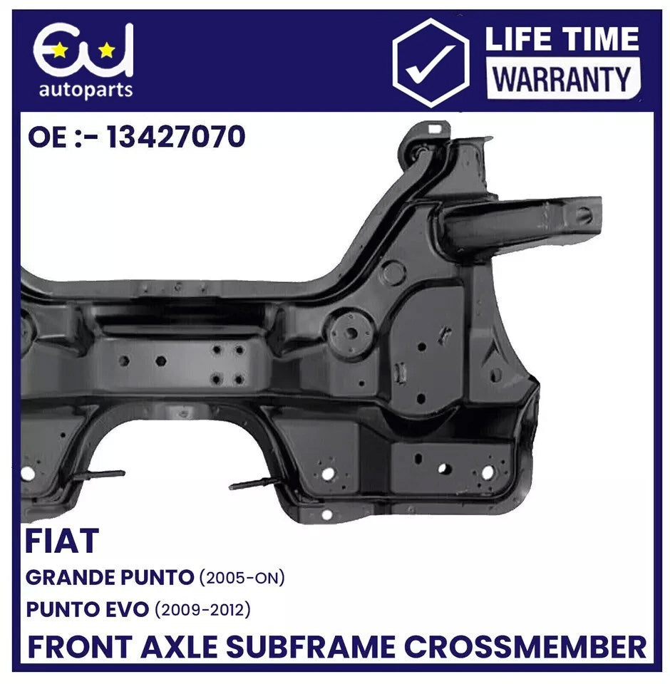 FRONT SUBFRAME CROSSMEMBER ENGINE FOR FIAT GRANDE PUNTO EVO 09- 12 WITH BOLTS