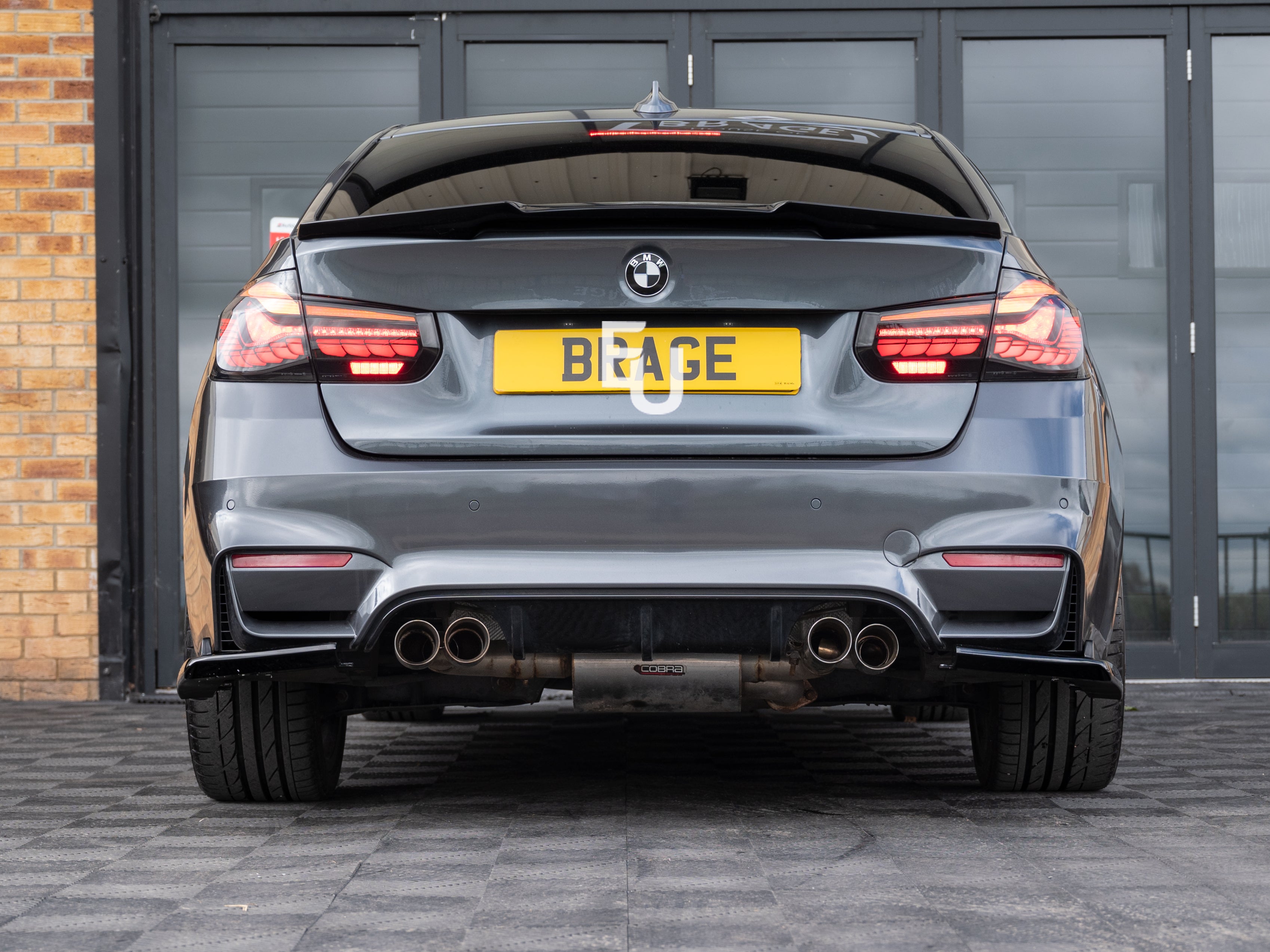 REAR BUMPER BODYKIT CONVERSION PRIMED F80 M3 STYLE FOR BMW F30 2012-2018