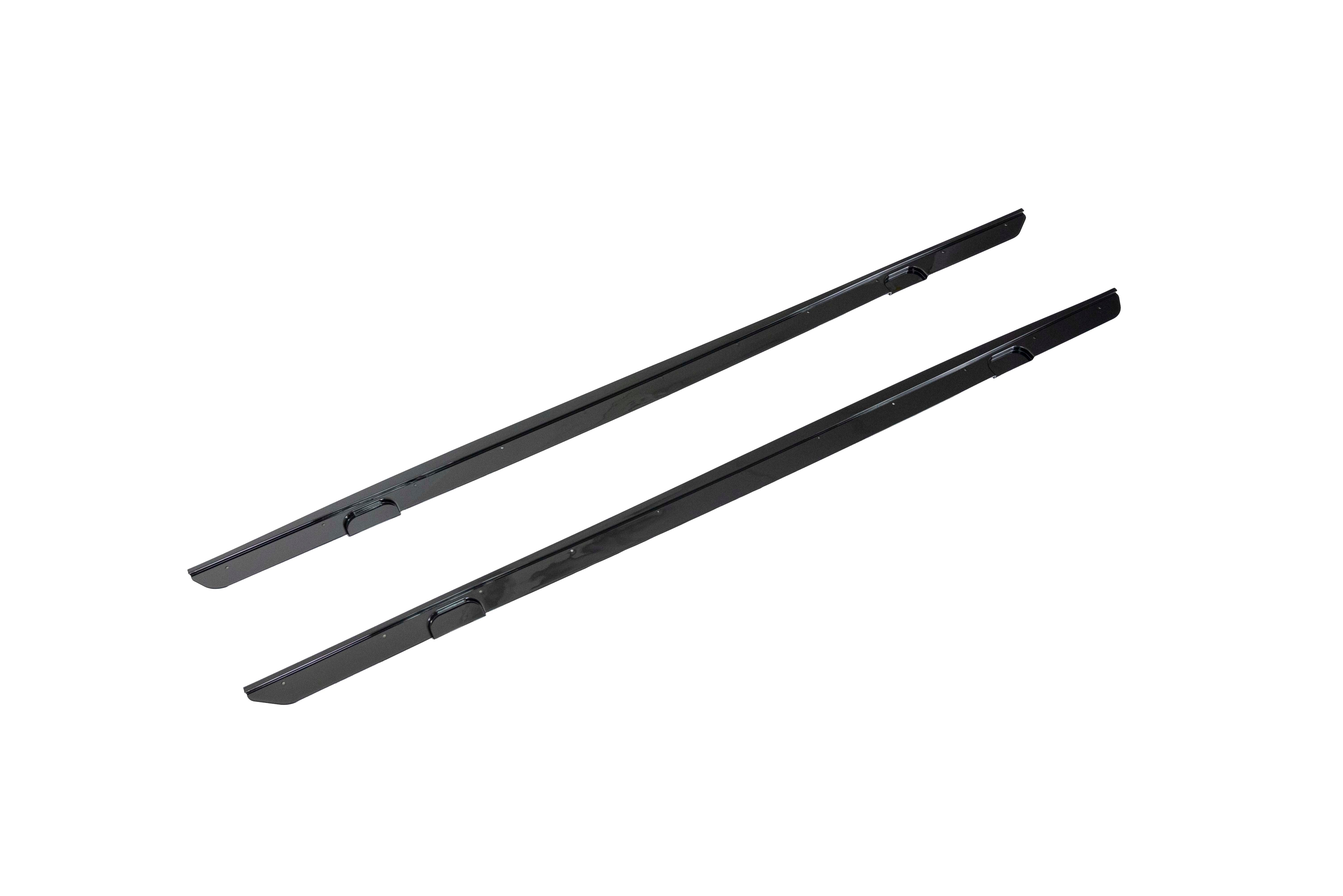 FOR BMW 2 SERIES F22 F23 SIDE SKIRTS EXTENSION LIP BLADES GLOSS BLACK 2014-2021
