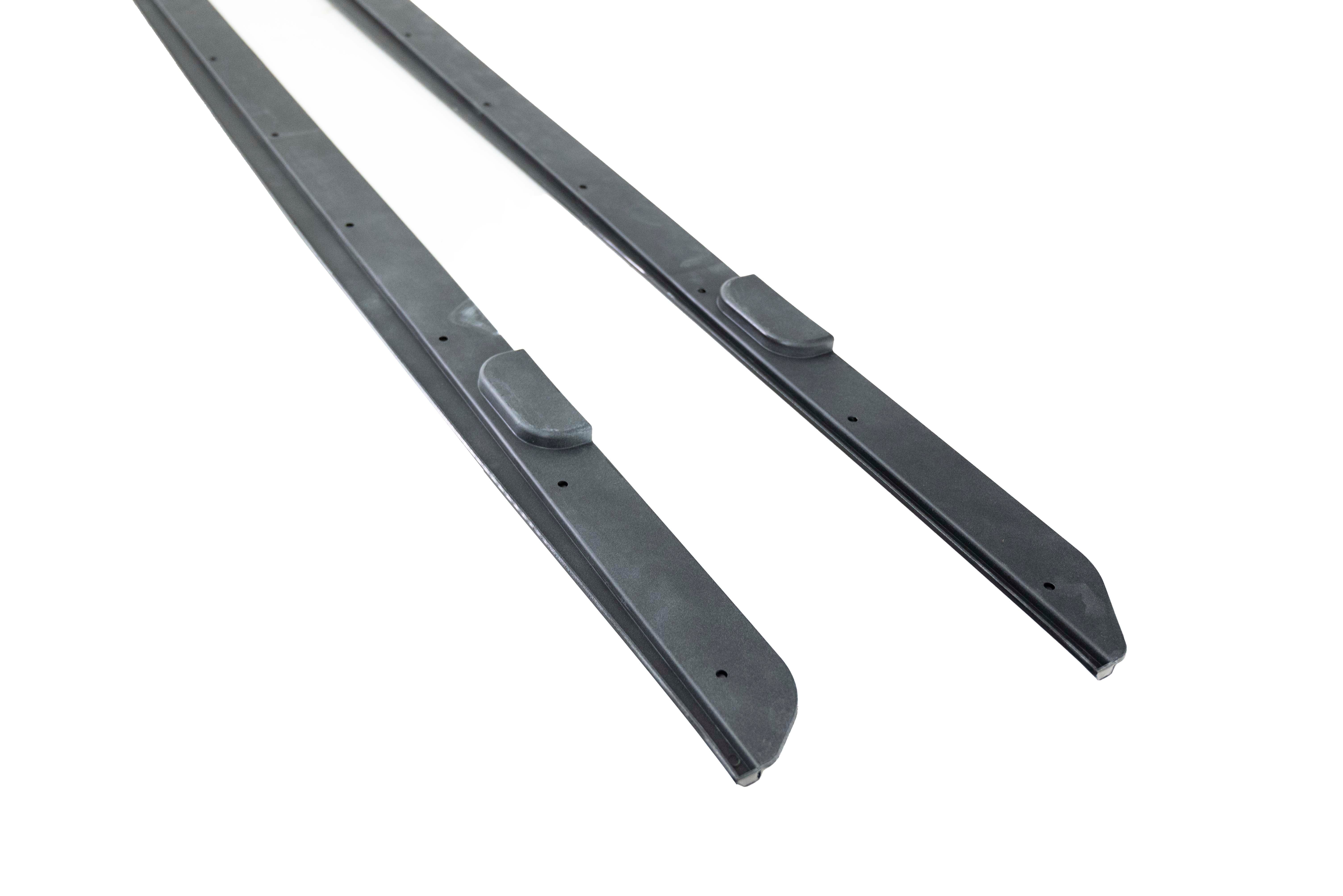 FOR BMW 2 SERIES F22 F23 SIDE SKIRTS EXTENSION LIP BLADES GLOSS BLACK 2014-2021
