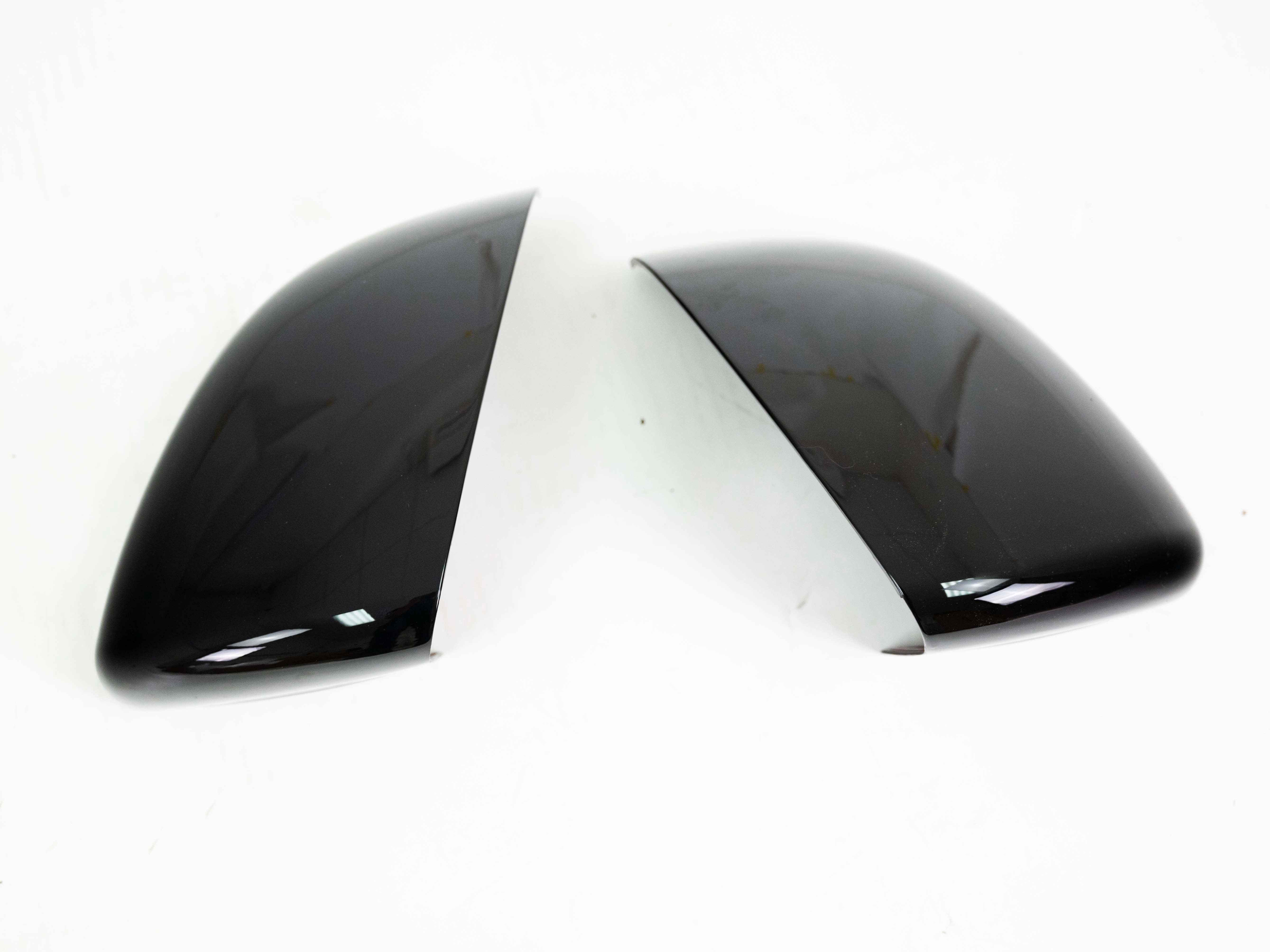 FOR MERCEDES A CLASS W177 CLA C118 GLOSS BLACK WING MIRROR COVER PAIR 2019-2023
