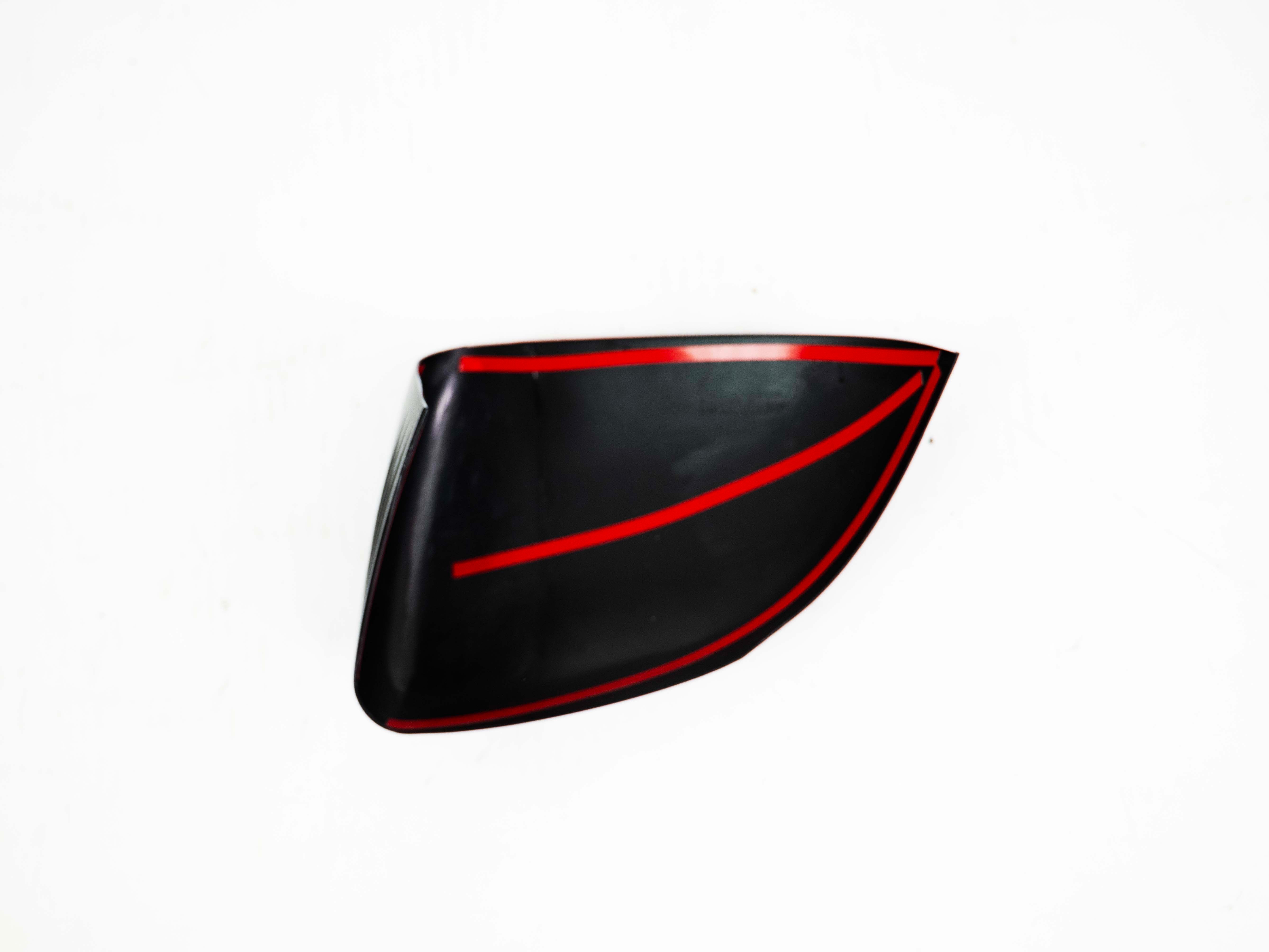 FOR MERCEDES A CLASS W177 CLA C118 GLOSS BLACK WING MIRROR COVER PAIR 2019-2023