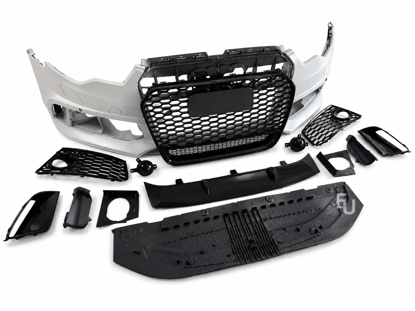 RS6 LOOK FRONT BUMPER CONVERSION BODYKIT W/SPLITTER FOR AUDI A6 S6 C7 2011-2014