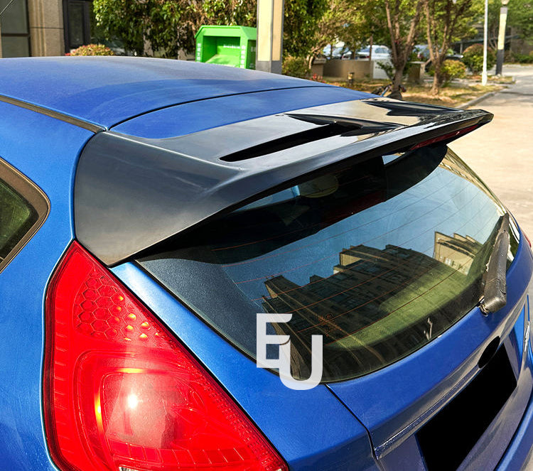 FOR FORD FIESTA MK7 MK7.5 ST STYLE REAR BOOT ROOF SPOILER GLOSS BLACK 08-19 OEM