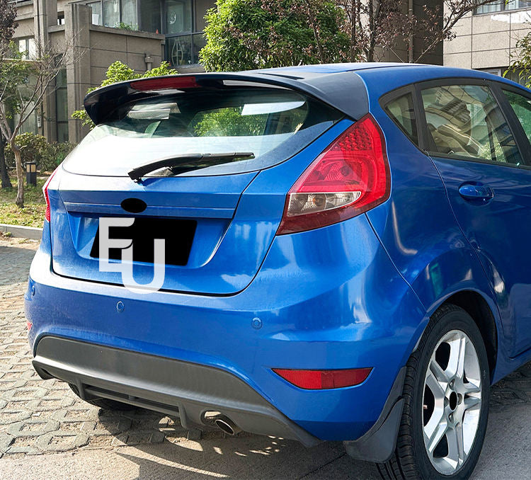 FOR FORD FIESTA MK7 MK7.5 ST STYLE REAR BOOT ROOF SPOILER GLOSS BLACK 08-19 OEM