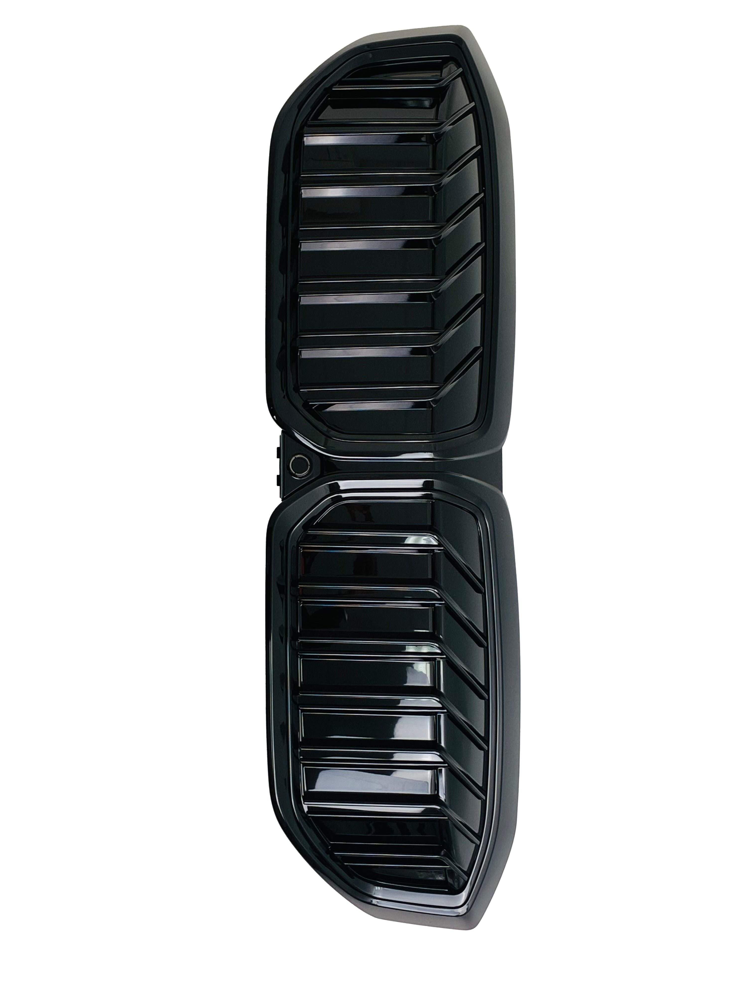 FOR BMW I3 EV FRONT MESH BUMPER DUAL GRILL GRILLE REPLACEMENT DOUBLE LINE 23-24