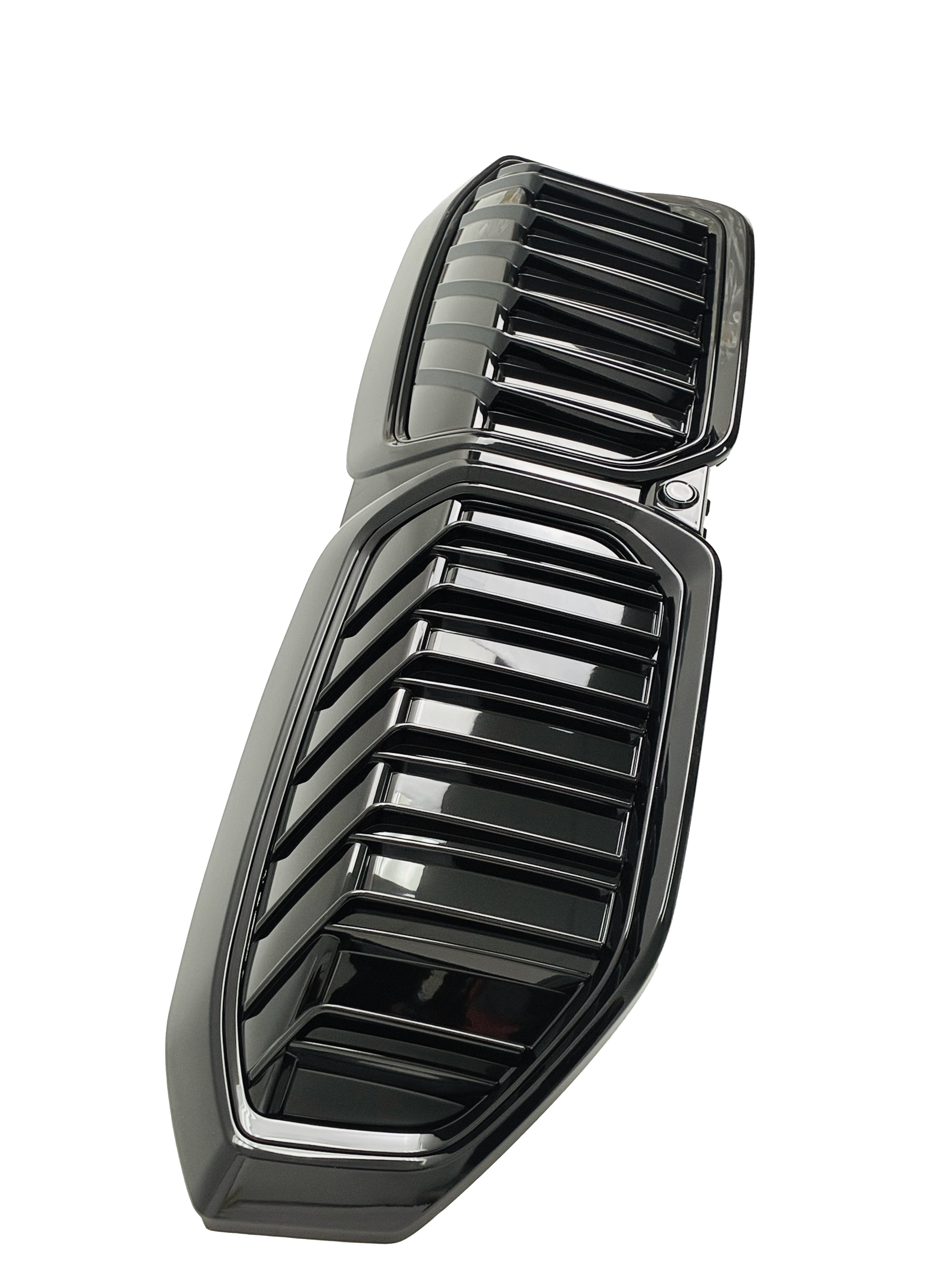 FOR BMW I3 EV FRONT MESH BUMPER DUAL GRILL GRILLE REPLACEMENT DOUBLE LINE 23-24