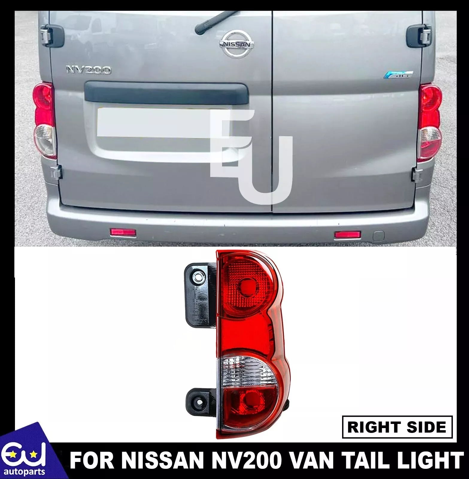 RIGHT REAR DRIVER O/S SIDE TAIL LIGHT BRAKE LAMP FOR NISSAN NV200 2010-2019 UK