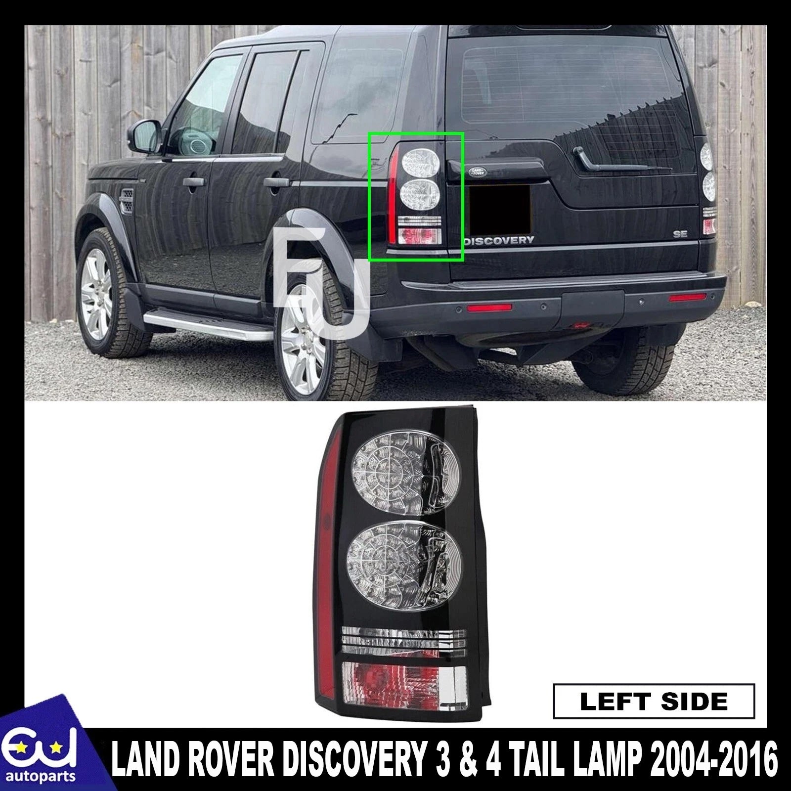 Left LED Rear Tail Light Brake Lamp For Land Rover Discovery 3 & 4 2004-2016 UK