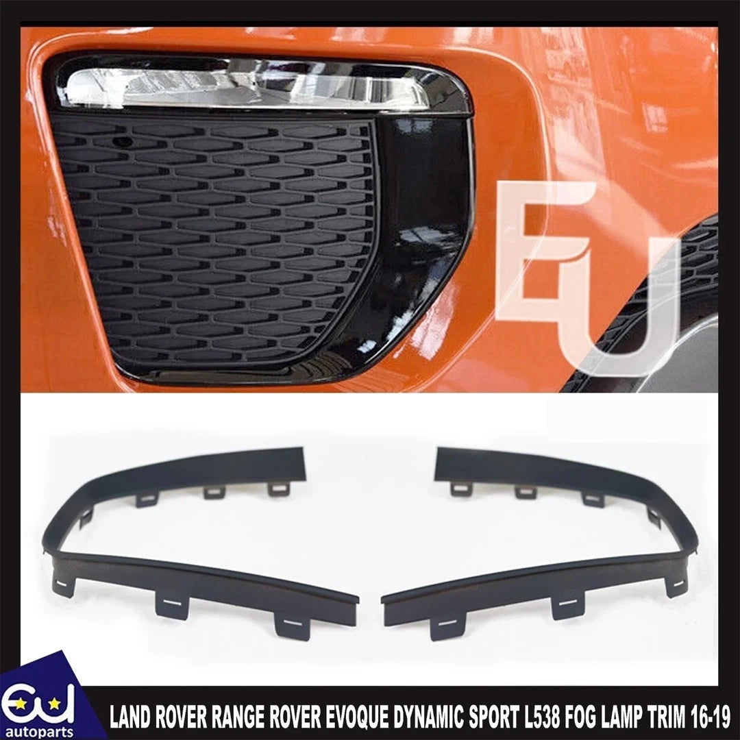 BUMPER FOG LIGHT LAMP TRIM PAIR FOR RANGE ROVER EVOQUE DYNAMIC SPORT L538 16-19