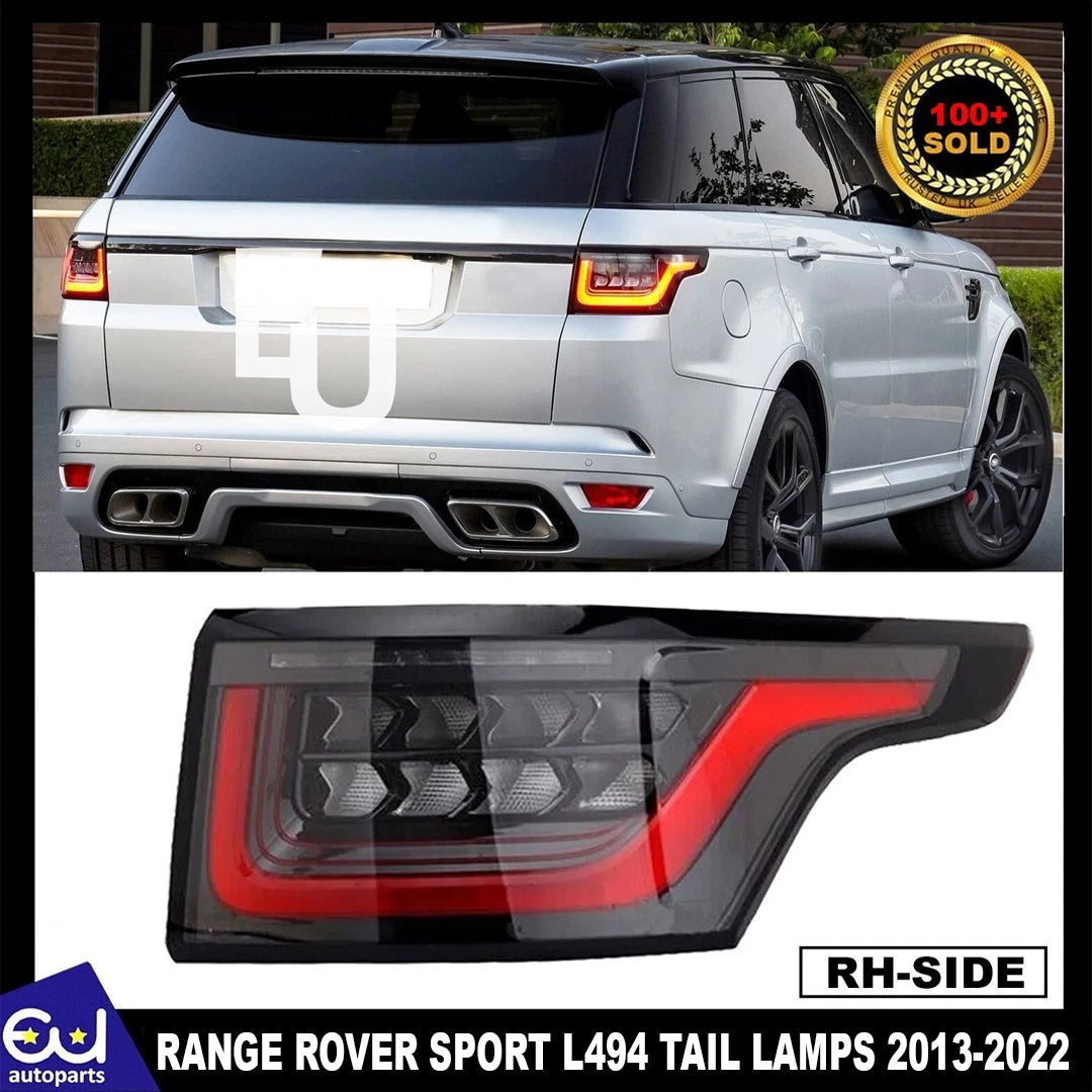 RIGHT LED DYNAMIC REAR TAIL LIGHT LAMP FOR RANGE ROVER SPORT L494 2013-2022 UK