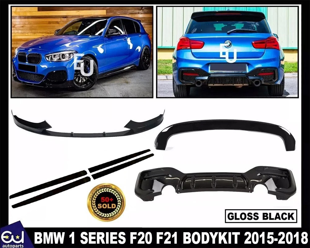 FOR BMW 1 SERIES F20 F21 FRONT LIP SPLITTER REAR DIFFUSER BODY KIT BODYKIT 15-18