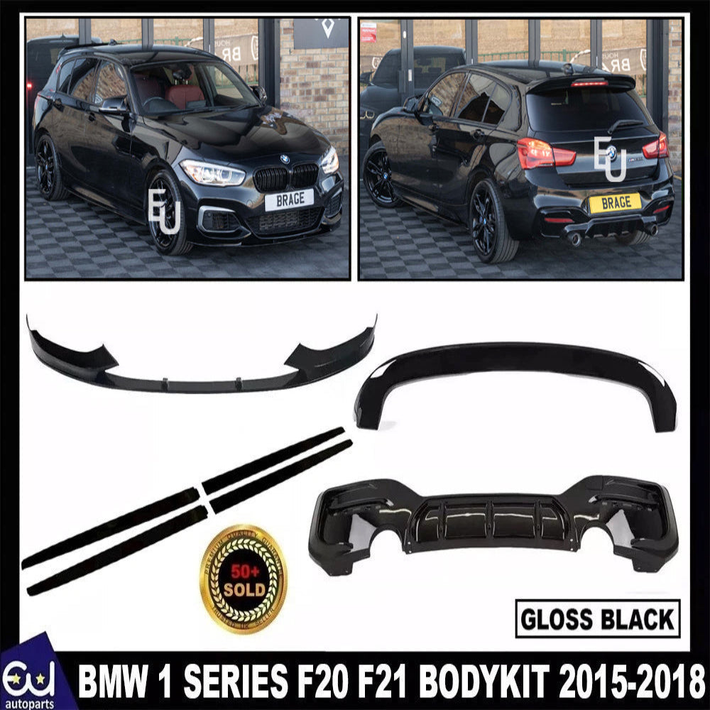 FOR BMW 1 SERIES F20 F21 FRONT LIP SPLITTER REAR DIFFUSER BODY KIT BODYKIT 15-18