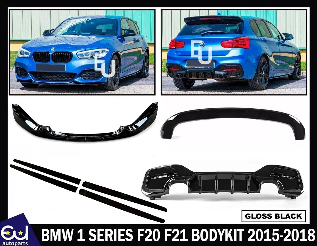 FOR BMW 1 SERIES F20 F21 FRONT LIP SPLITTER REAR DIFFUSER BODY KIT BODYKIT 15-18