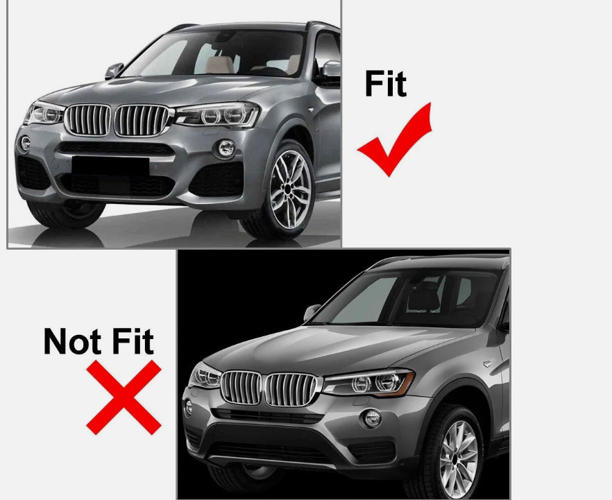 FOR BMW X3 F25 X4 F26 GLOSS BLACK FRONT SPLITTER SPOILER LIP M SPORT BODY KIT 2010-2017