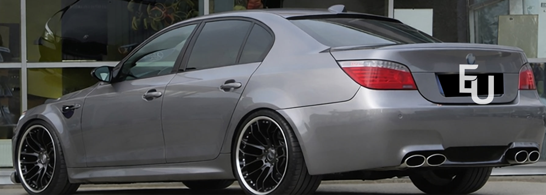 REAR ROOF SPOILER WING LIP FOR BMW 5 SERIES E60 2003-2010 GLOSS BLACK