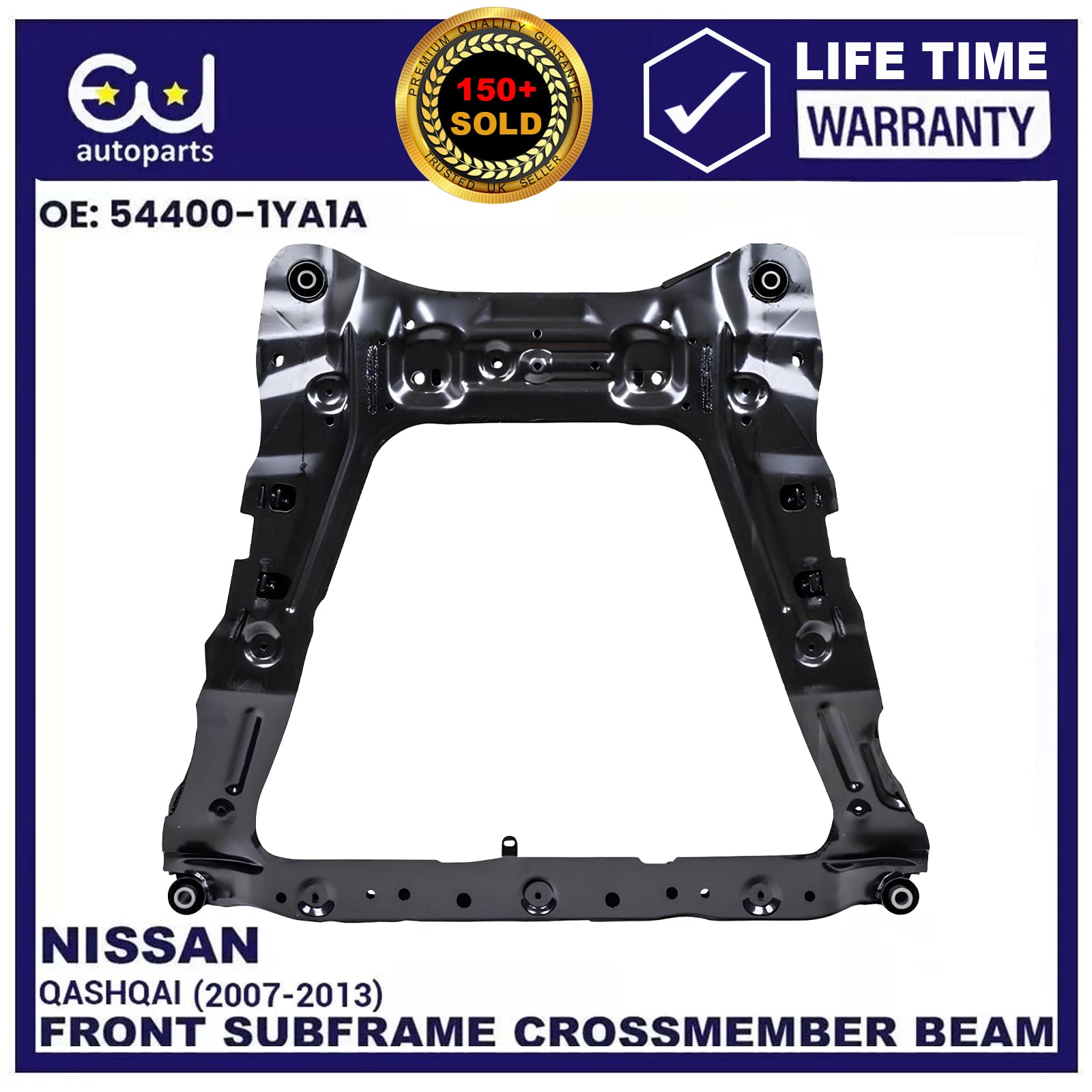 FRONT SUBFRAME CROSSMEMBER FOR NISSAN QASHQAI MK1 J10 NJ10 07-13 PETROL 1.6 2.0