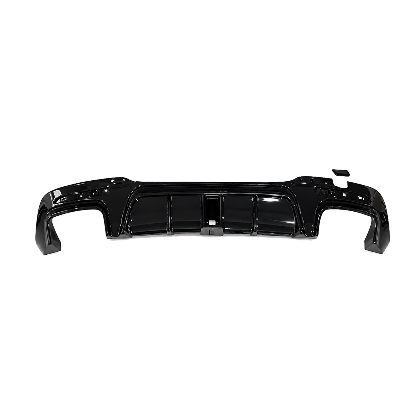FOR MERCEDES S CLASS W222 S63 B STYLE AMG REAR DIFFUSER TAILPIPE 2017+ FACELIFT