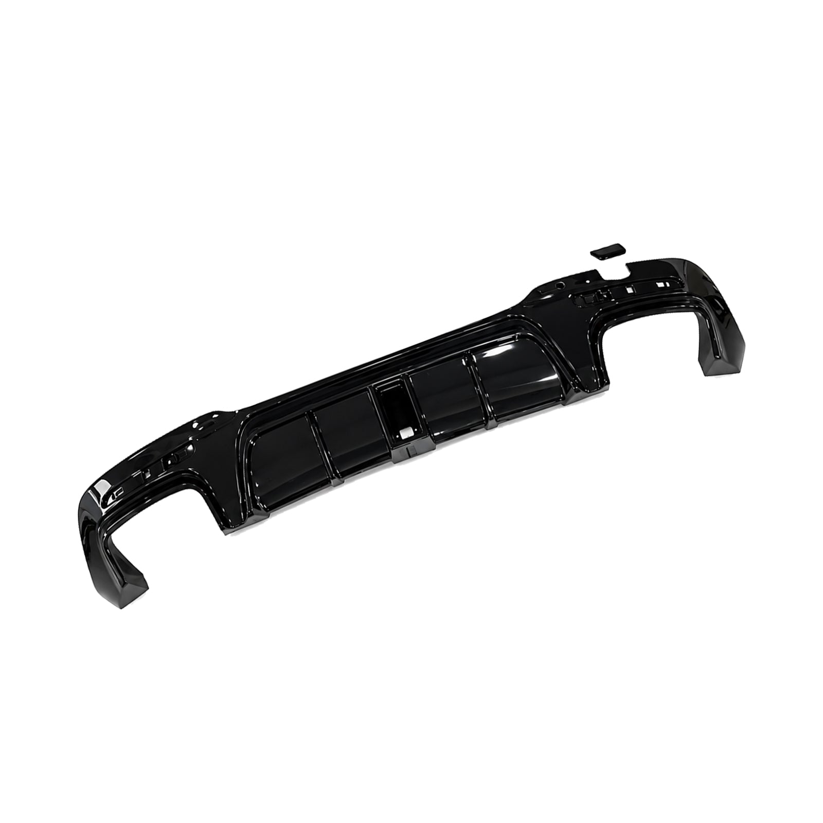 FOR MERCEDES S CLASS W222 S63 B STYLE AMG REAR DIFFUSER TAILPIPE 2017+ FACELIFT