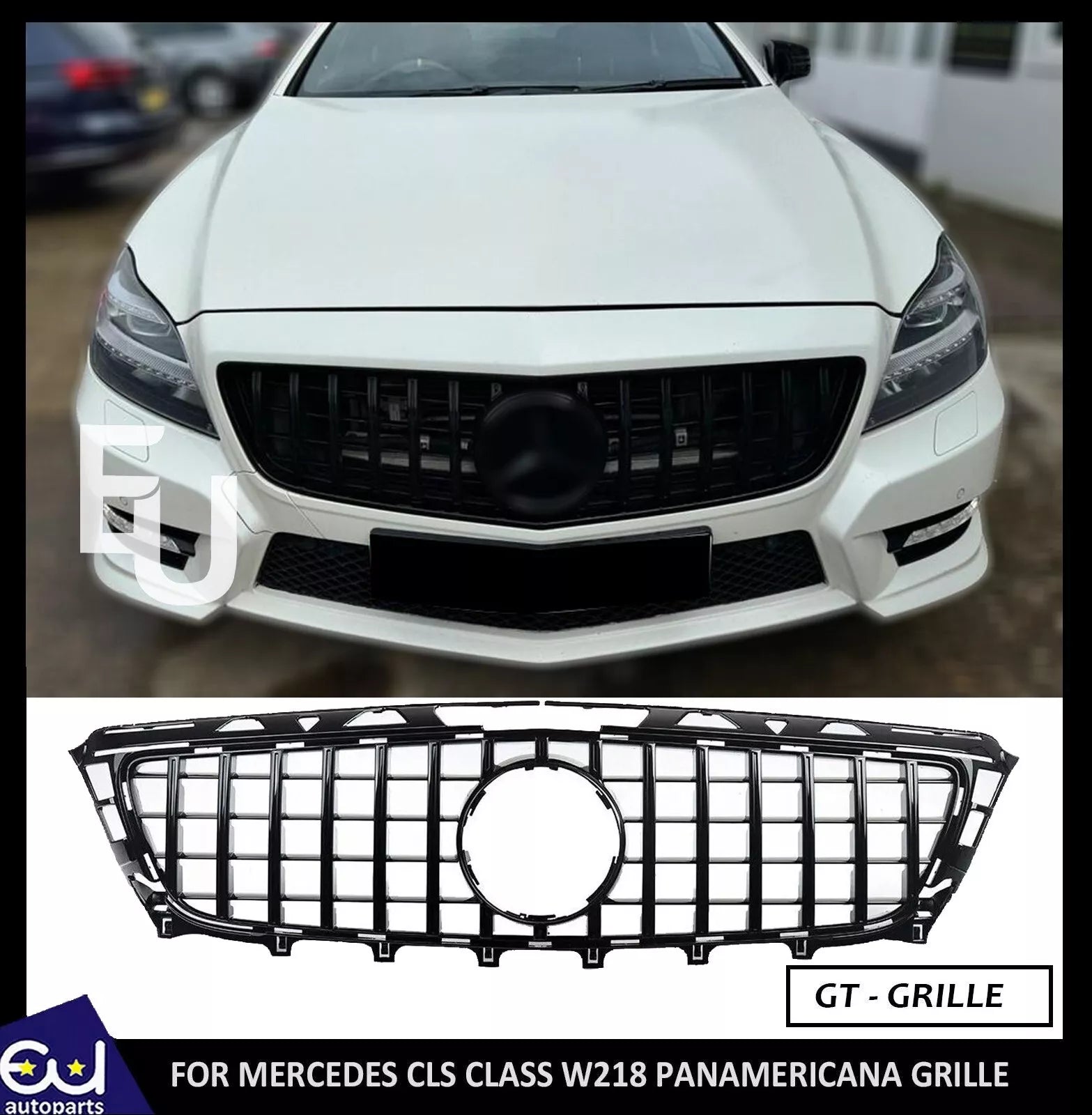 Calandre Mercedes W218 CLS 2019+ Look GT - Auto Tuning Calandre Mercedes W218 CLS 2019+ Look GT - Auto Tuning