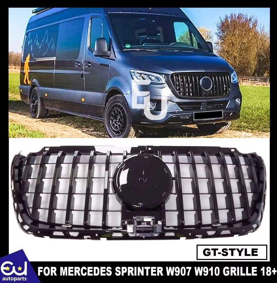 FOR MERCEDES SPRINTER W907 W910 FRONT GRILLE GRILL GT GTR STYLE FACELIFT 2018+