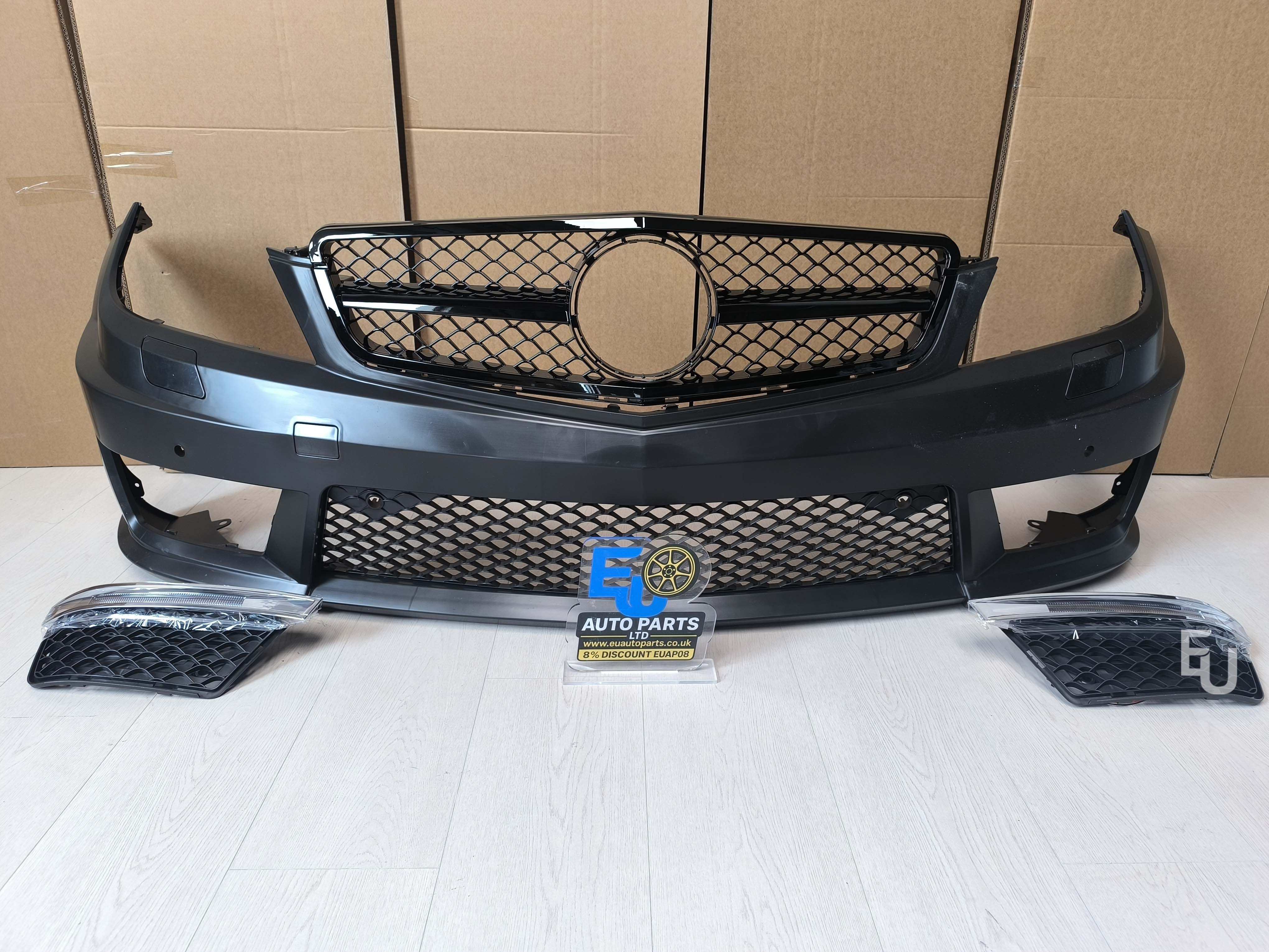 FOR MERCEDES C CLASS W204 C204 S204 C63 LOOK FRONT BUMPER 2011-2015 FACELIFT