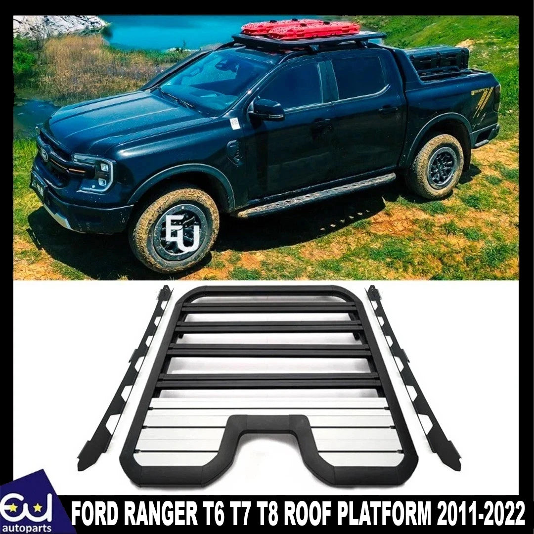 ROOF RACK PLATFORM BASKET BARS FOR FORD RANGER T6 T7 T8 2011-2022